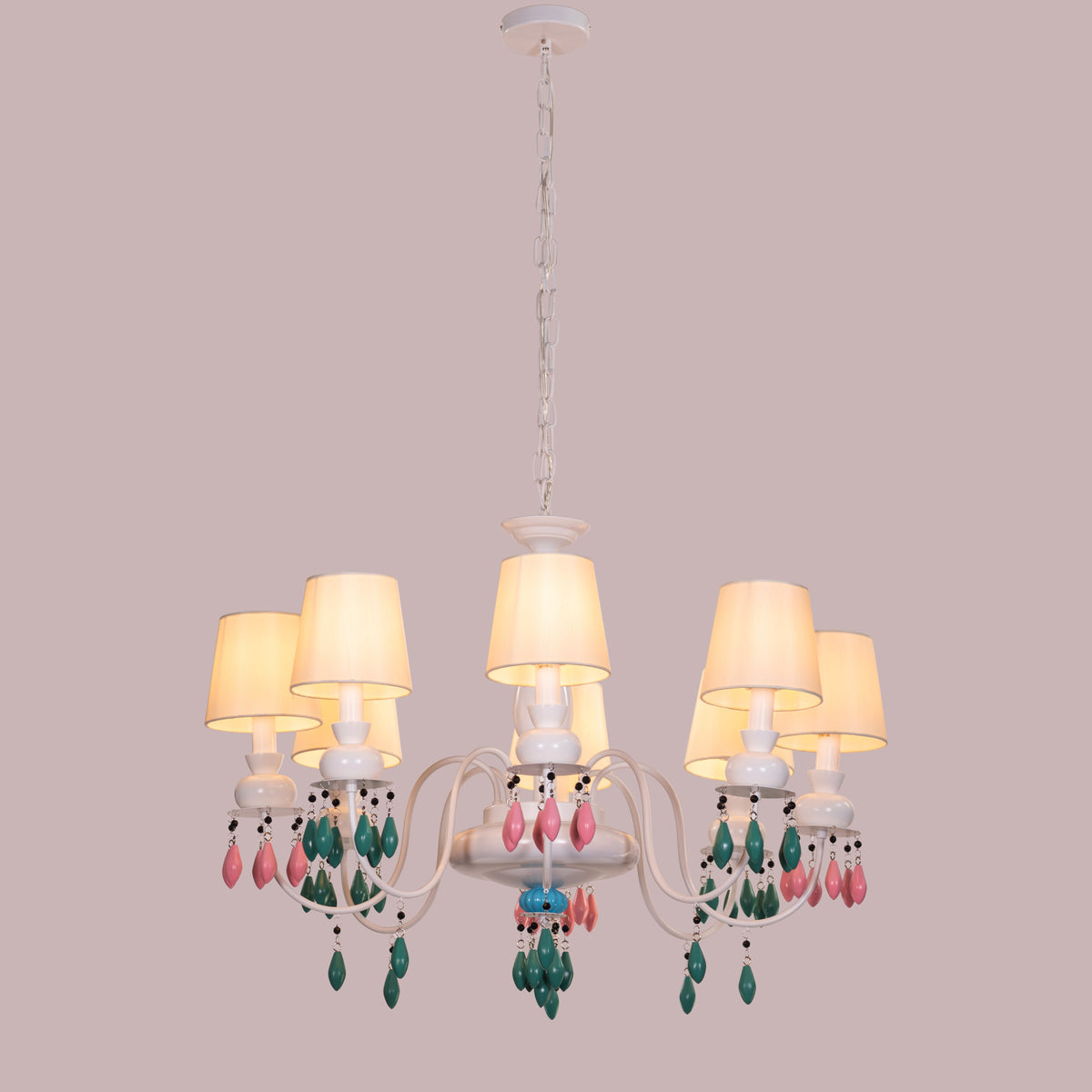 Faraway Tree (Large, White) Ceramic Chandelier