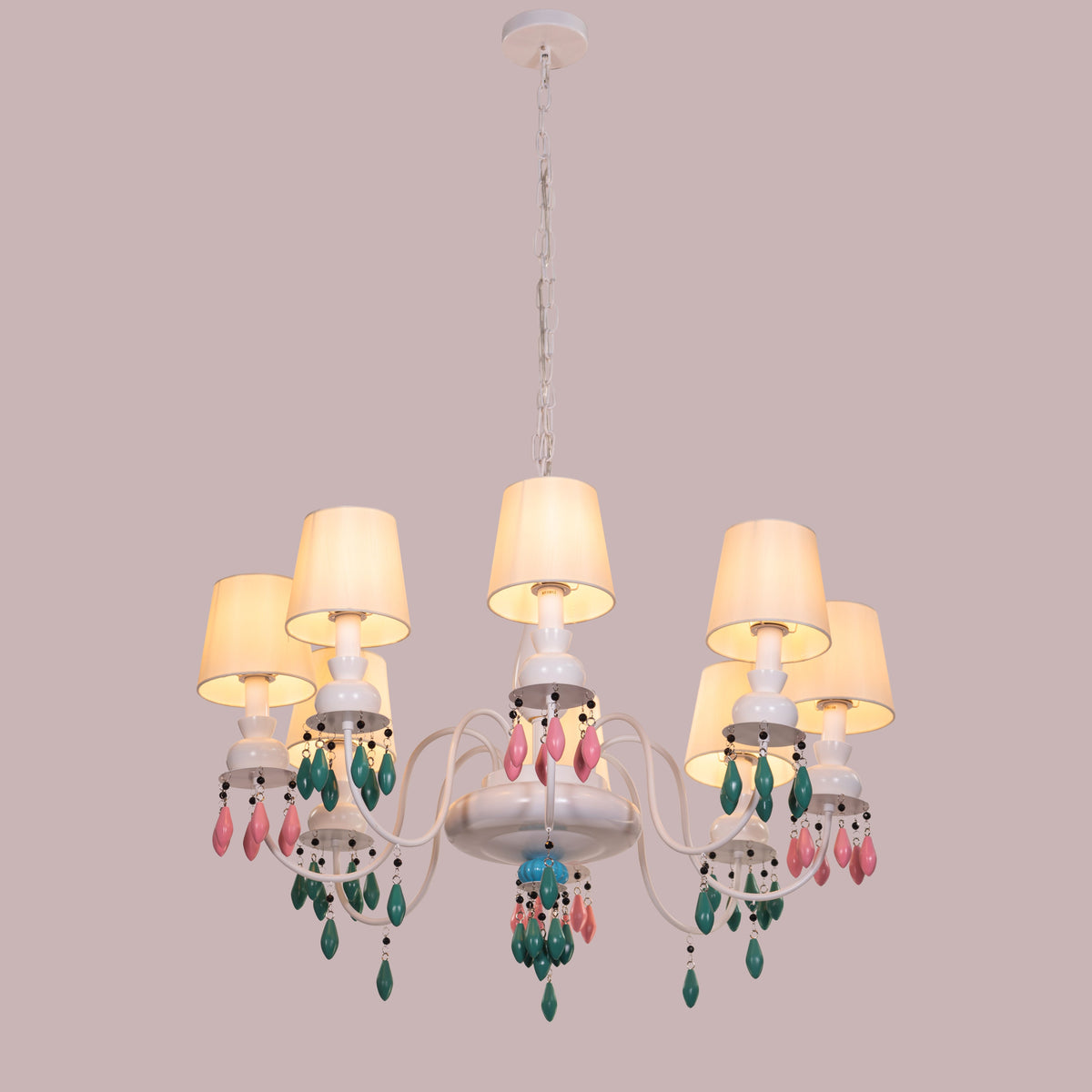 Faraway Tree (Large, White) Ceramic Chandelier