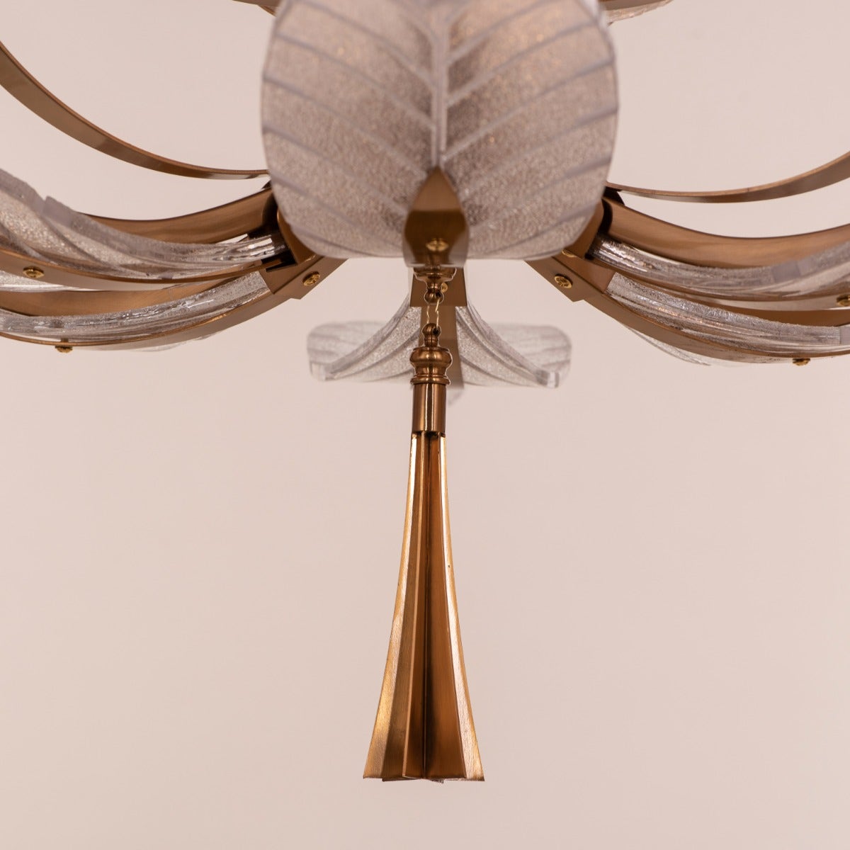 Trance (Medium, Gold) Glass Chandelier