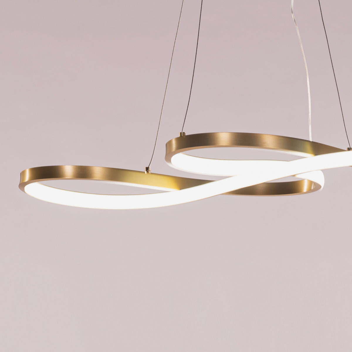 Dive Right In (Medium, Gold, Dimmable LED with Remote Control) Chandelier