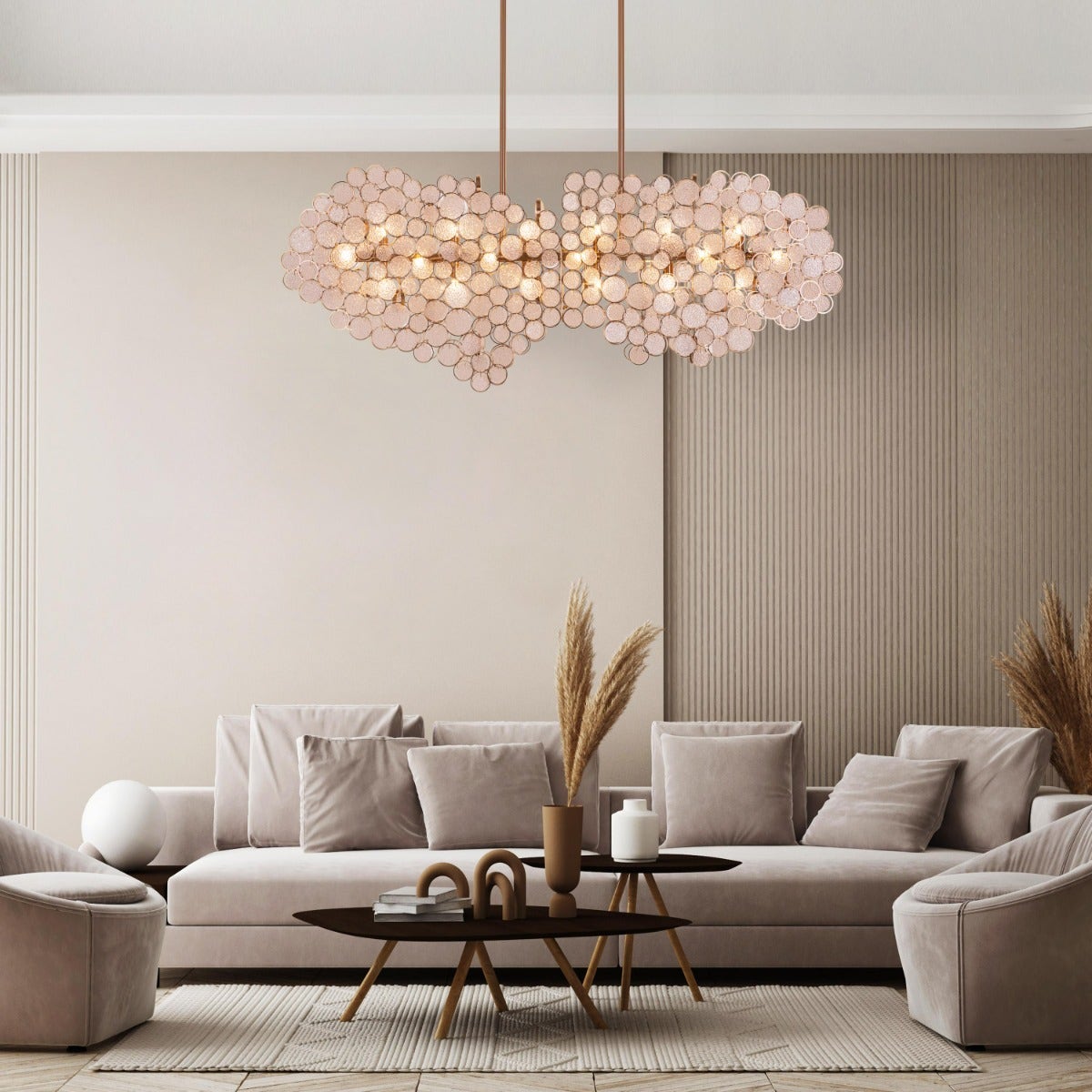 Louder Than Thunder (Large, Gold) Crystal Chandelier