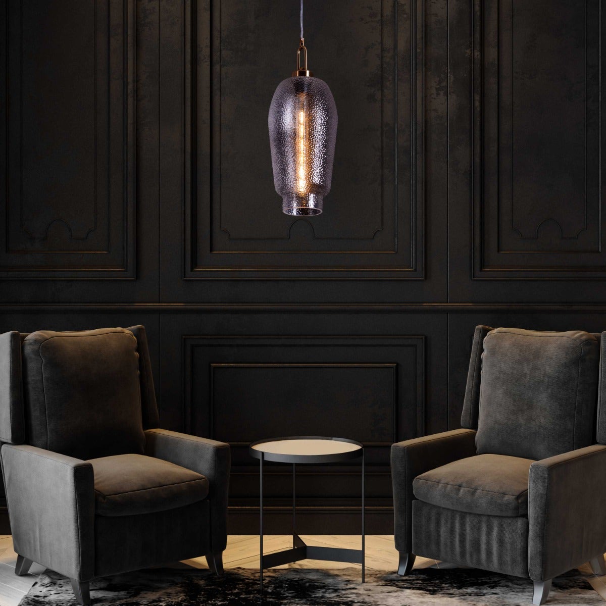 Take Me Traveling (Long) Bubble Glass Pendant Light