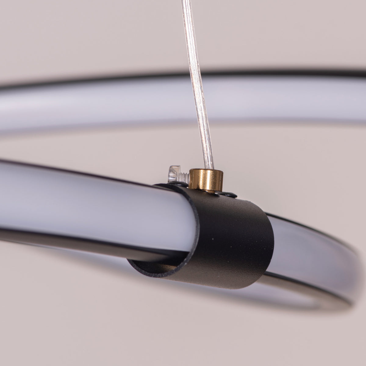 Twist Of Fate (Medium, Black, 3 Color Dimmable LED with Remote Control) Chandelier