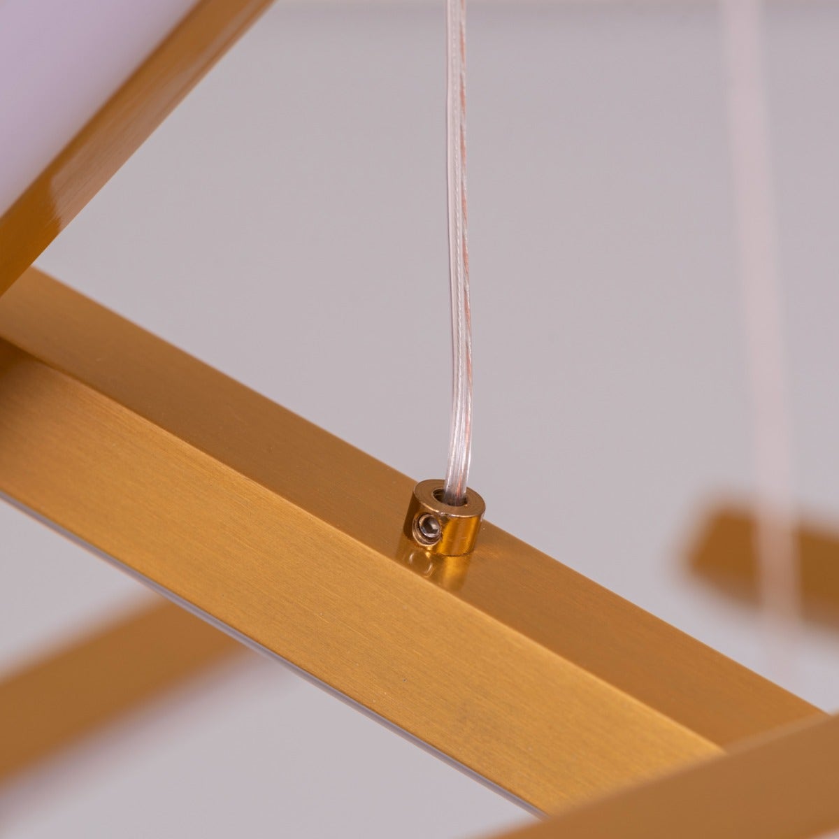 Run The World (Gold, 3 Color Dimmable LED with Remote Control) Chandelier