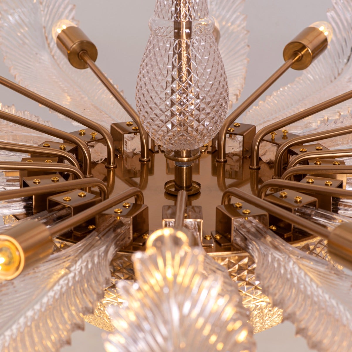 Wine Of Kings (Large, Gold) Crystal Chandelier