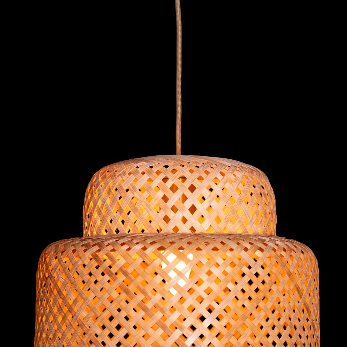 Feelings Are Hard Rattan Pendant Light