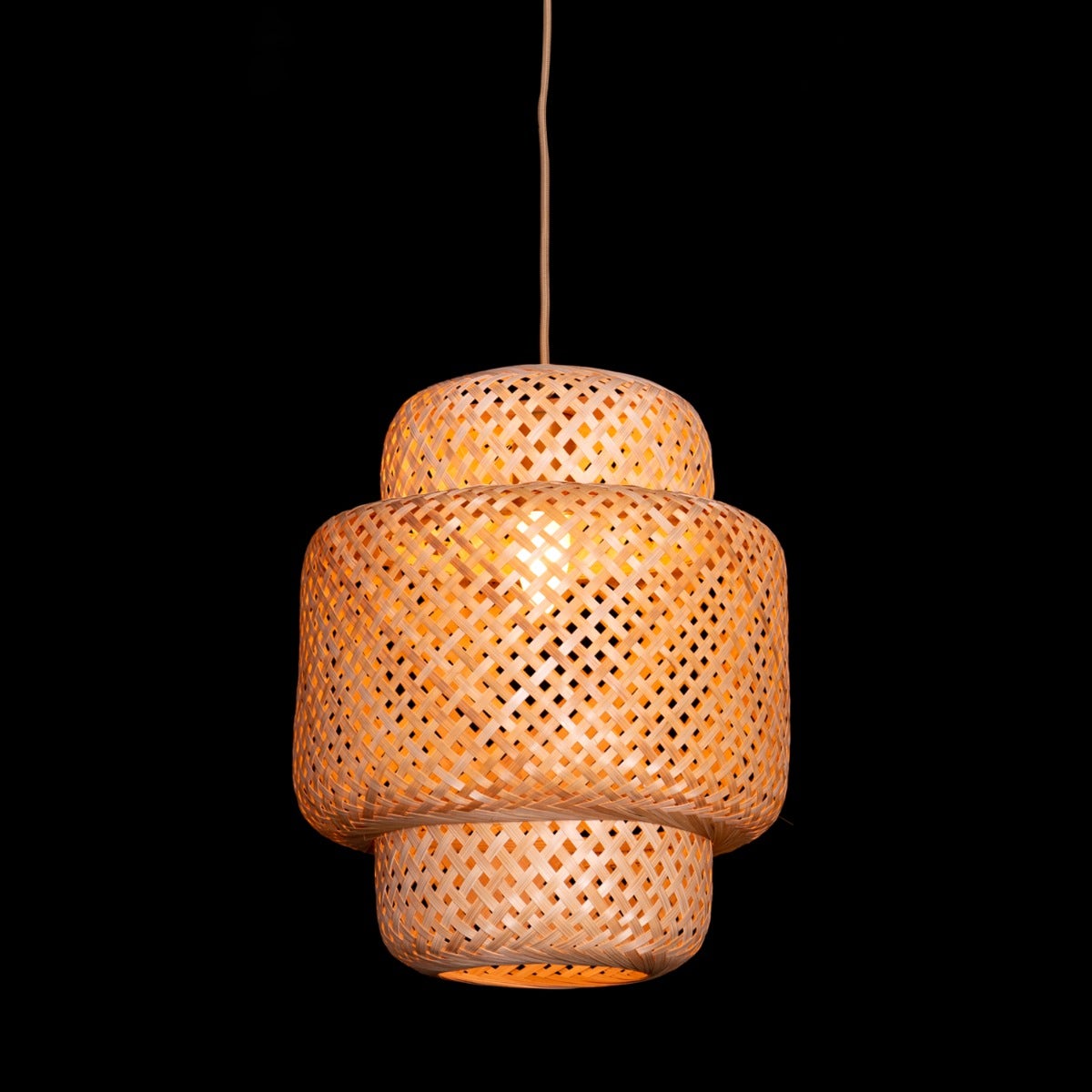 Feelings Are Hard Rattan Pendant Light