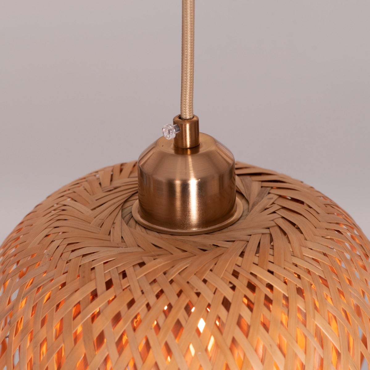 Pay Your Dues Rattan Pendant Light