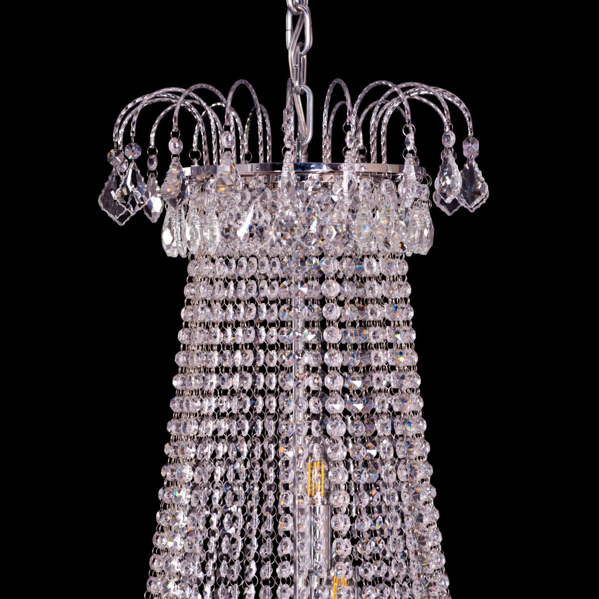 Letters Of Love Grand (Large, Chrome) Crystal Chandelier