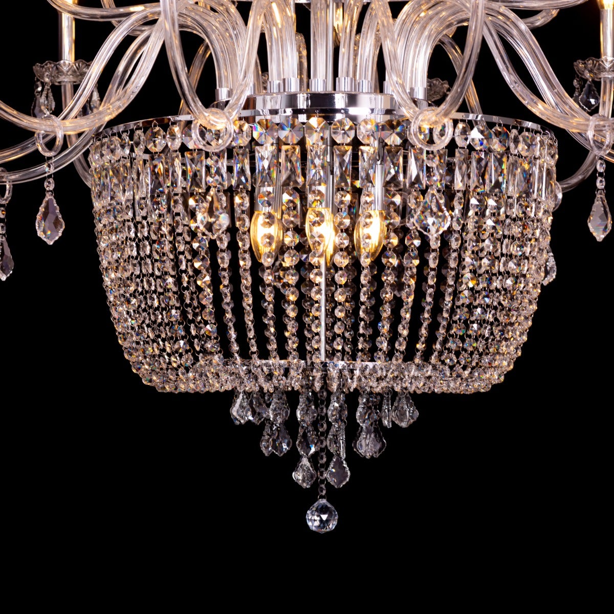 Letters Of Love Grand (Large, Chrome) Crystal Chandelier