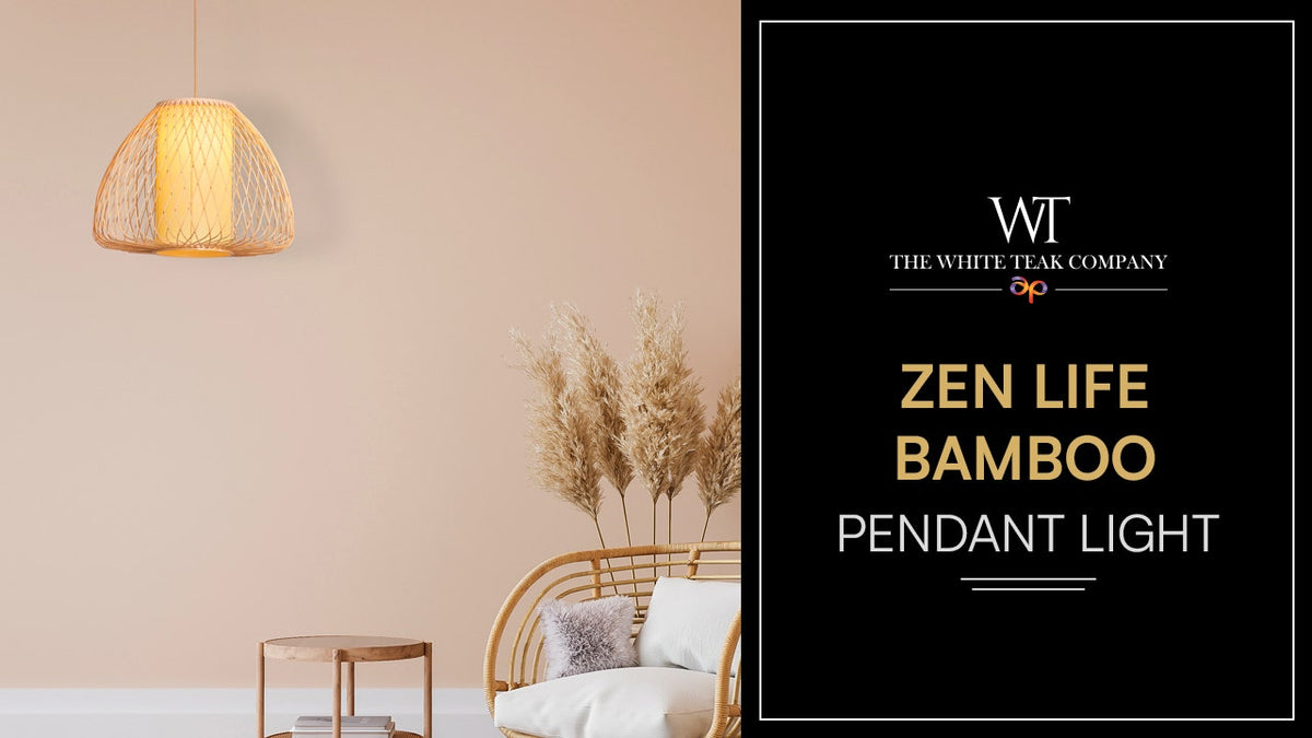 Zen Life Bamboo Pendant Light