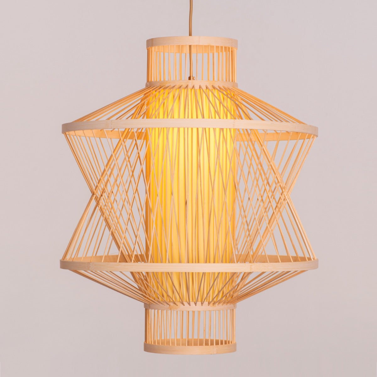 Golden Grove Bamboo Pendant Light
