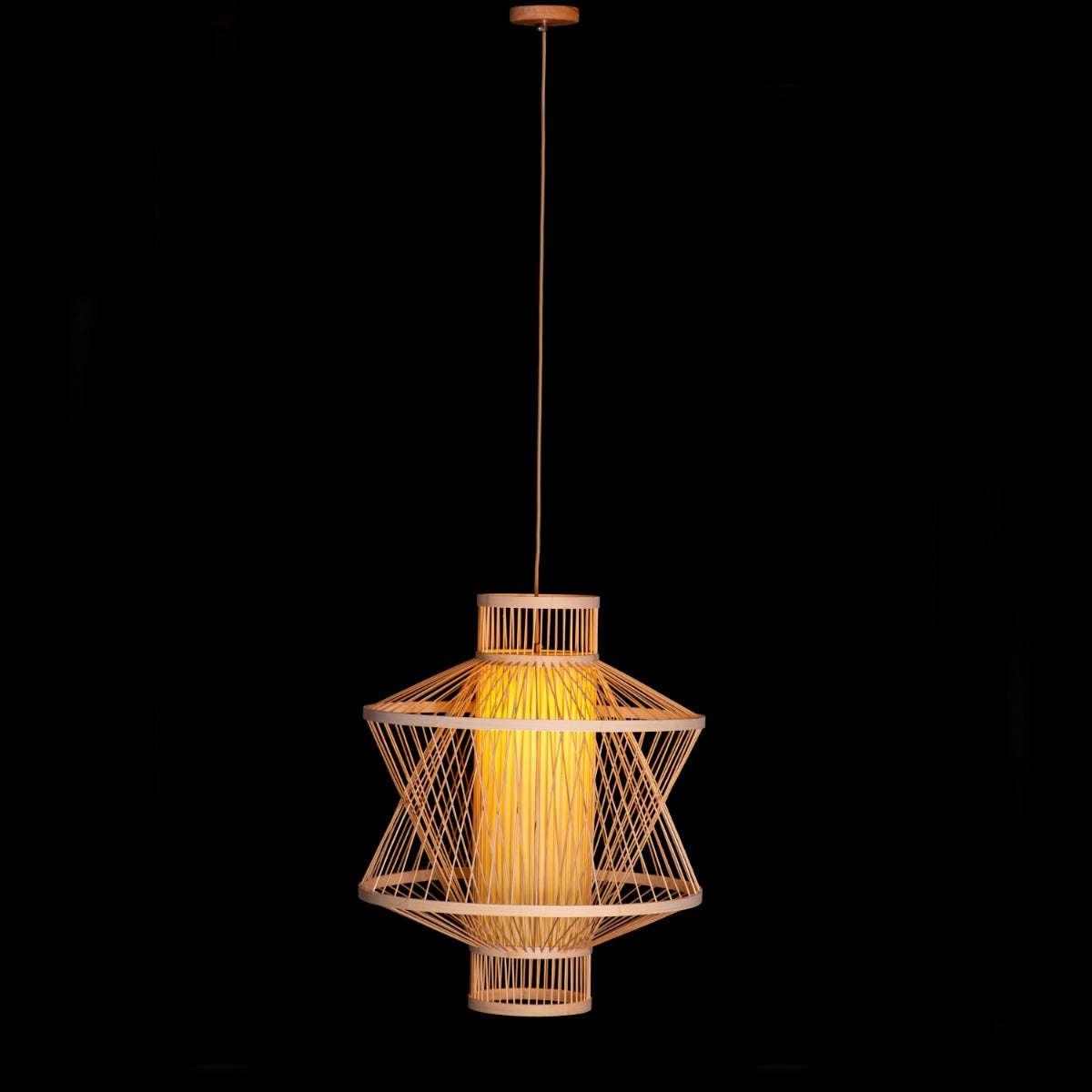 Golden Grove Bamboo Pendant Light