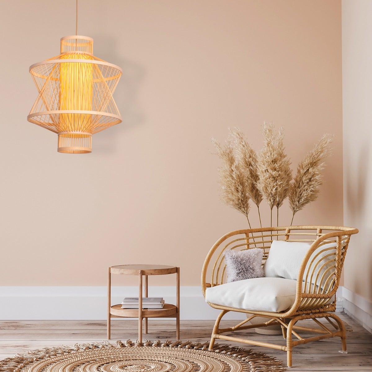 Golden Grove Bamboo Pendant Light