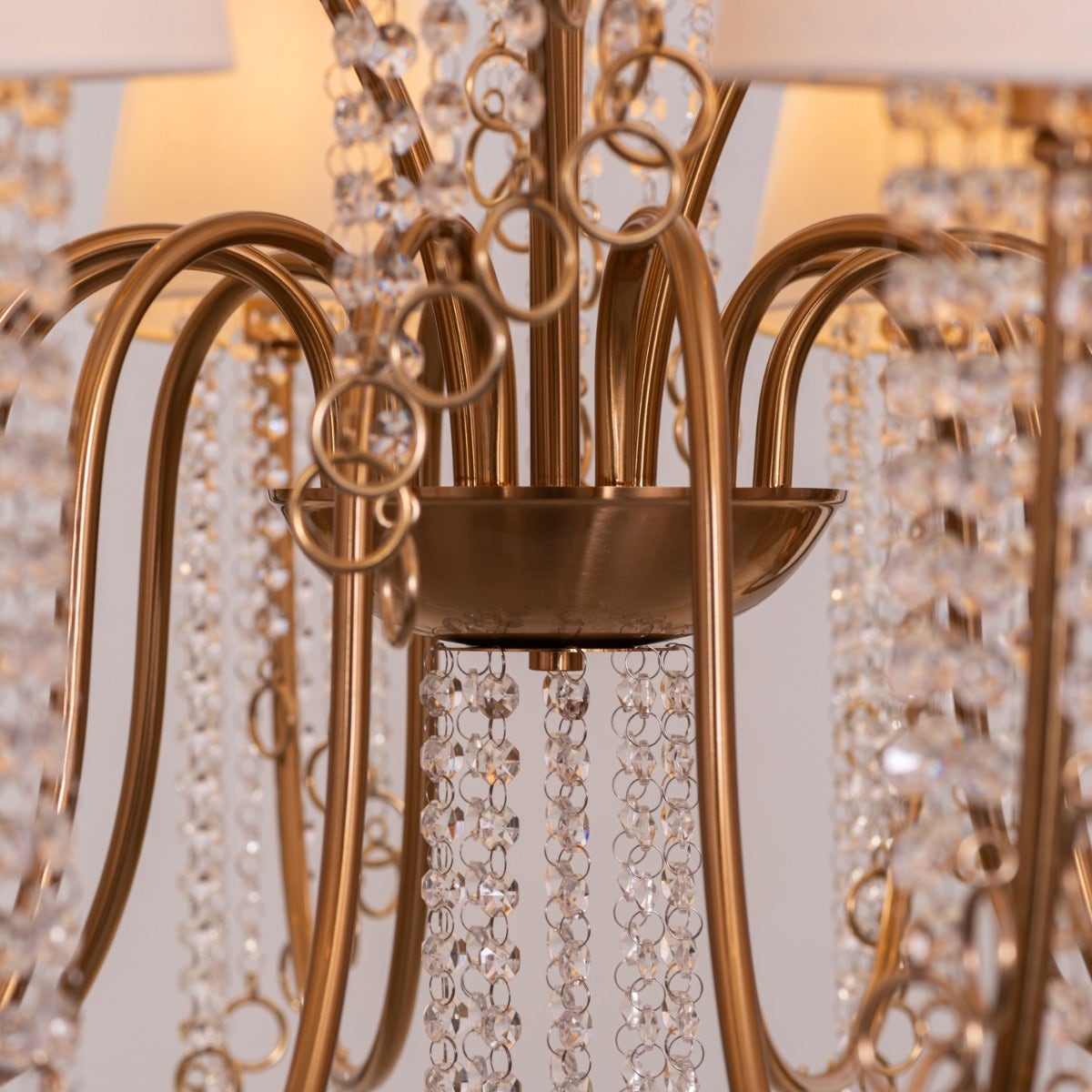 Myth & Magic (Large, Gold) Glass Crystal Chandelier