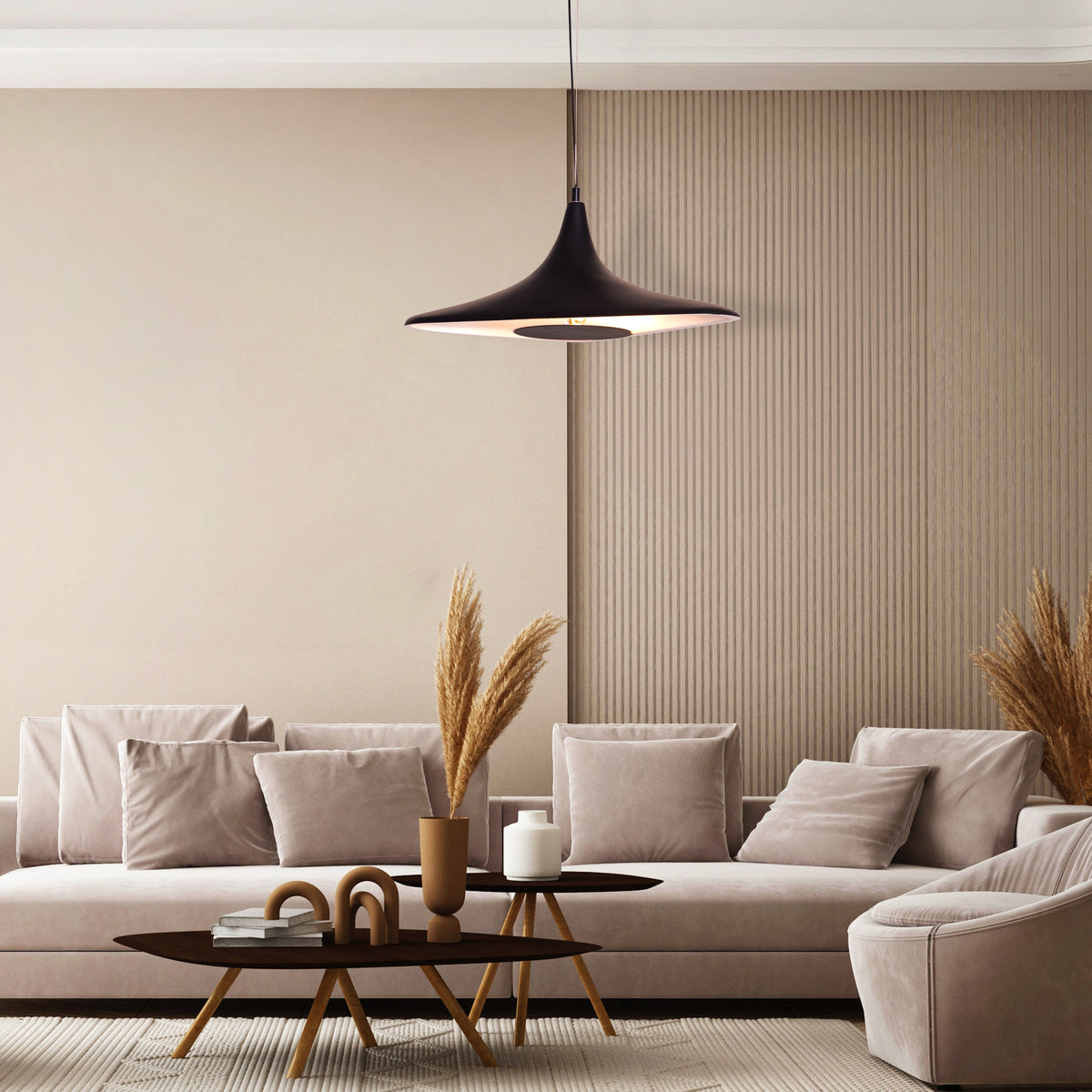 Pay To Play (Black, Built-In LED) Pendant Light