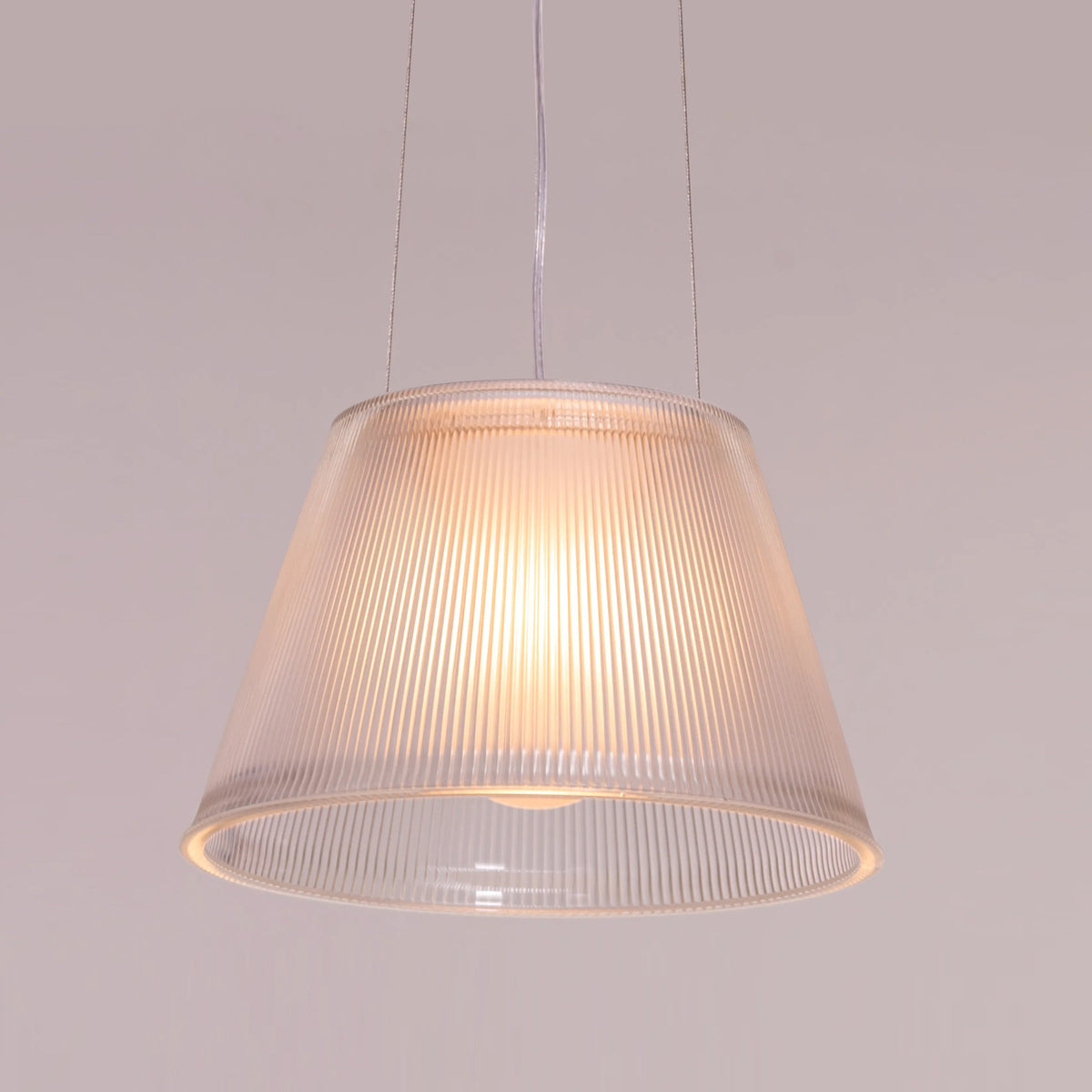 Vibe Check (Chrome) Frosted Glass Pendant Light
