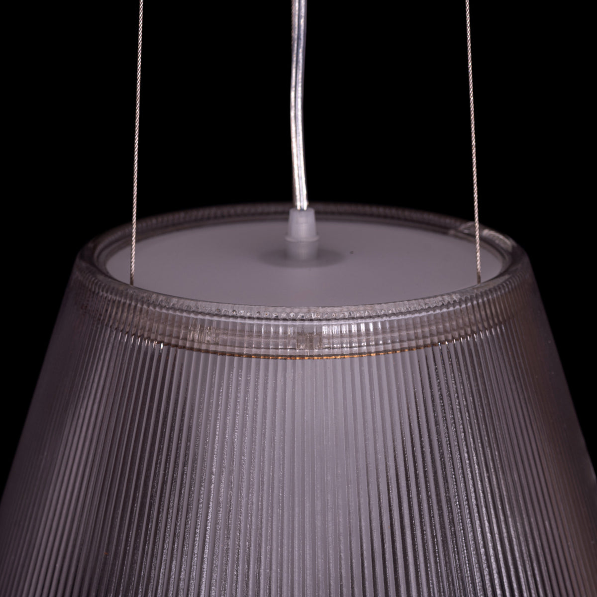 Vibe Check (Chrome) Frosted Glass Pendant Light