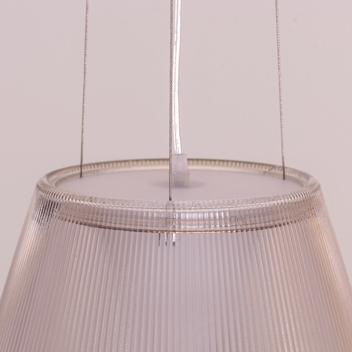 Vibe Check (Chrome) Frosted Glass Pendant Light
