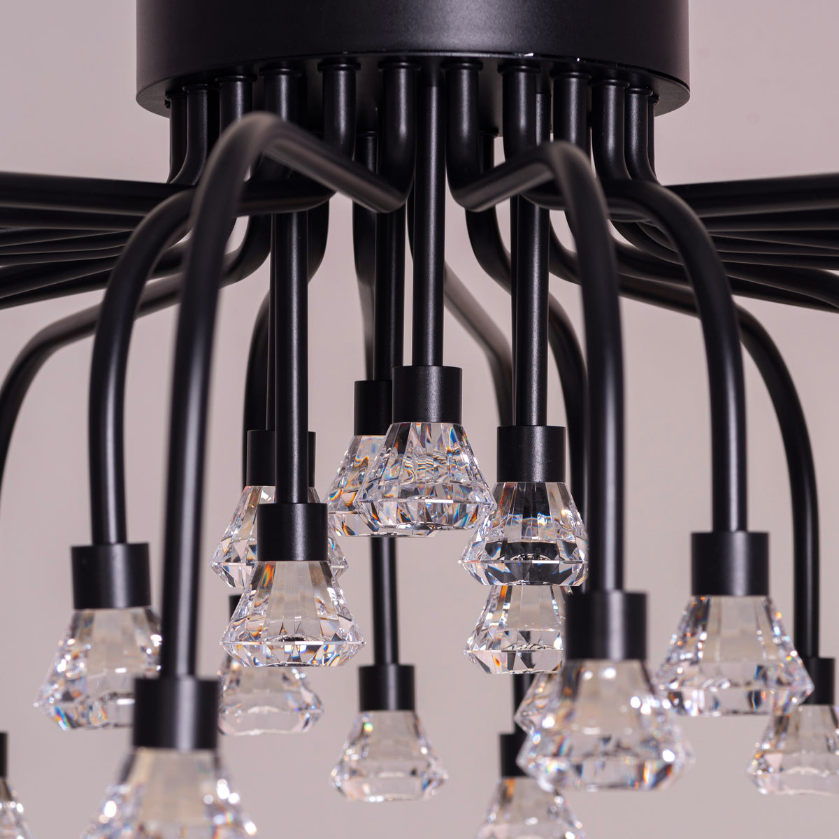 Queen Of Chaos (Black) Built-In LED Chandelier