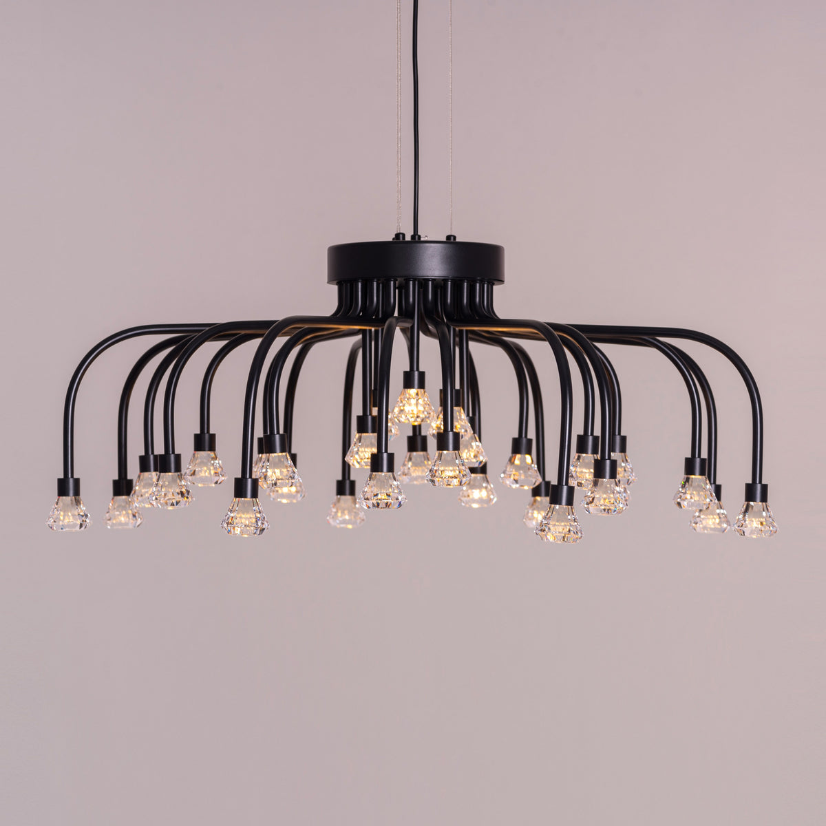 Queen Of Chaos (Black) Built-In LED Chandelier
