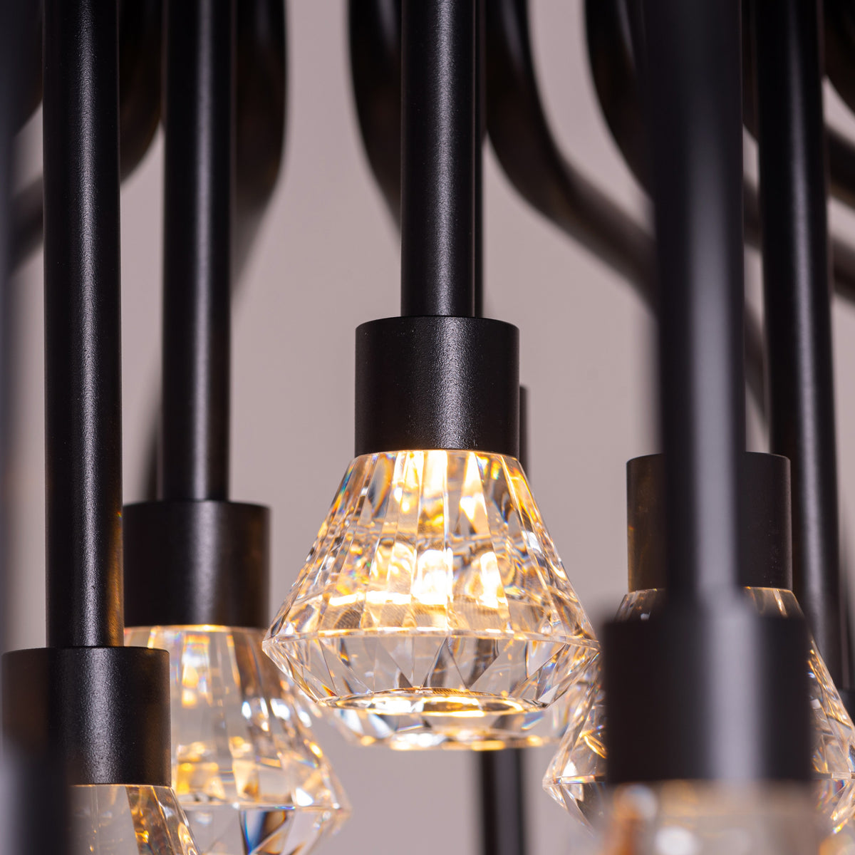 Queen Of Chaos (Black) Built-In LED Chandelier