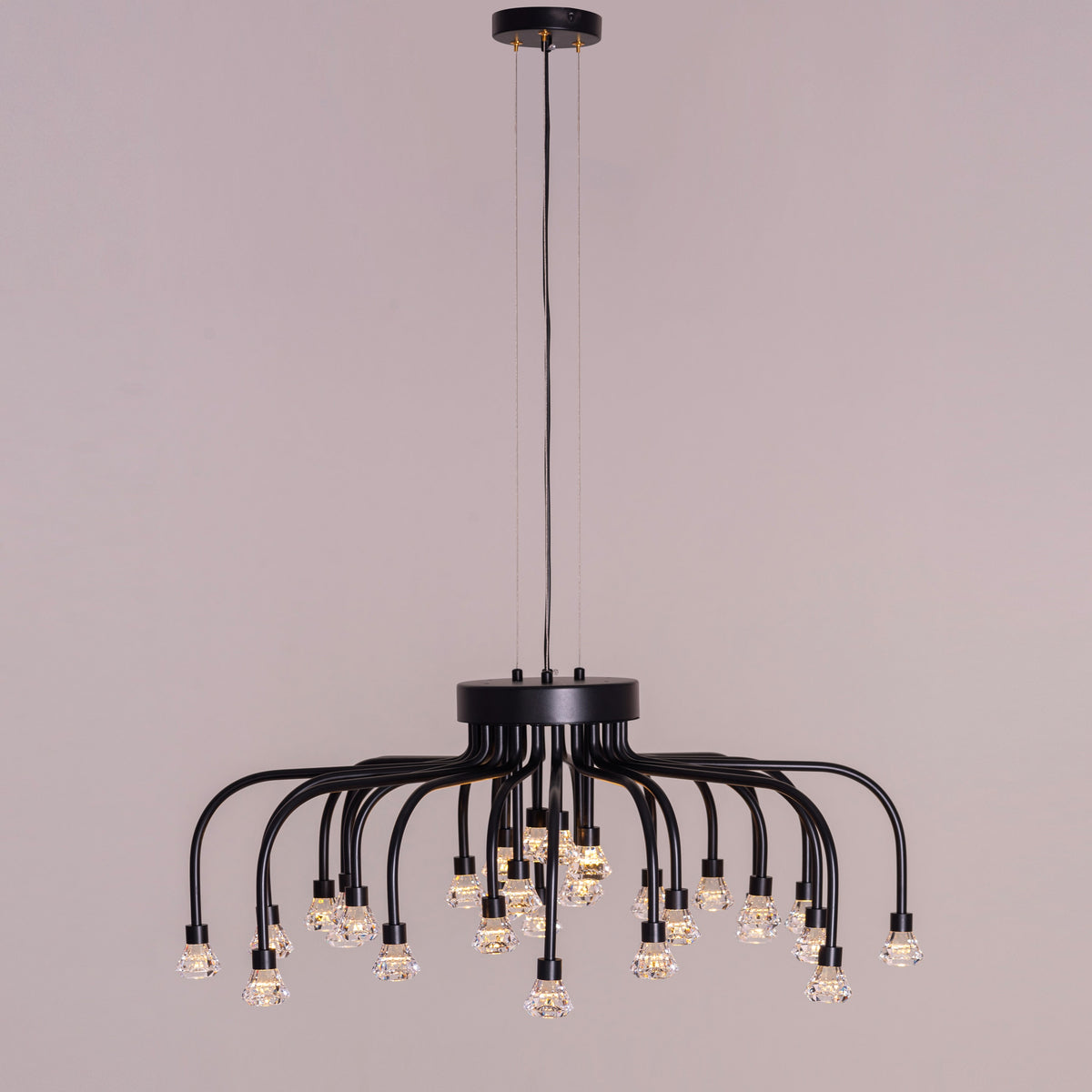 Queen Of Chaos (Black) Built-In LED Chandelier