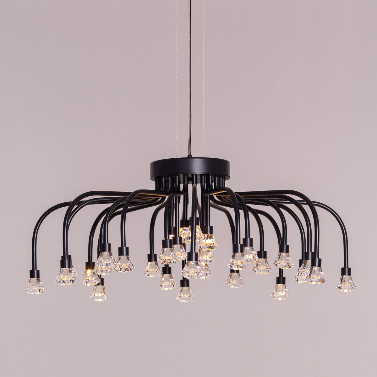 Queen Of Chaos (Black) Built-In LED Chandelier