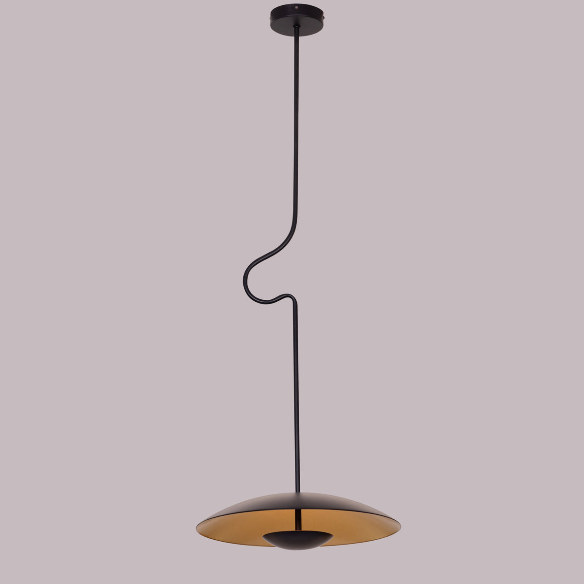 Kickstart (Black, Built-In LED)  Pendant Light