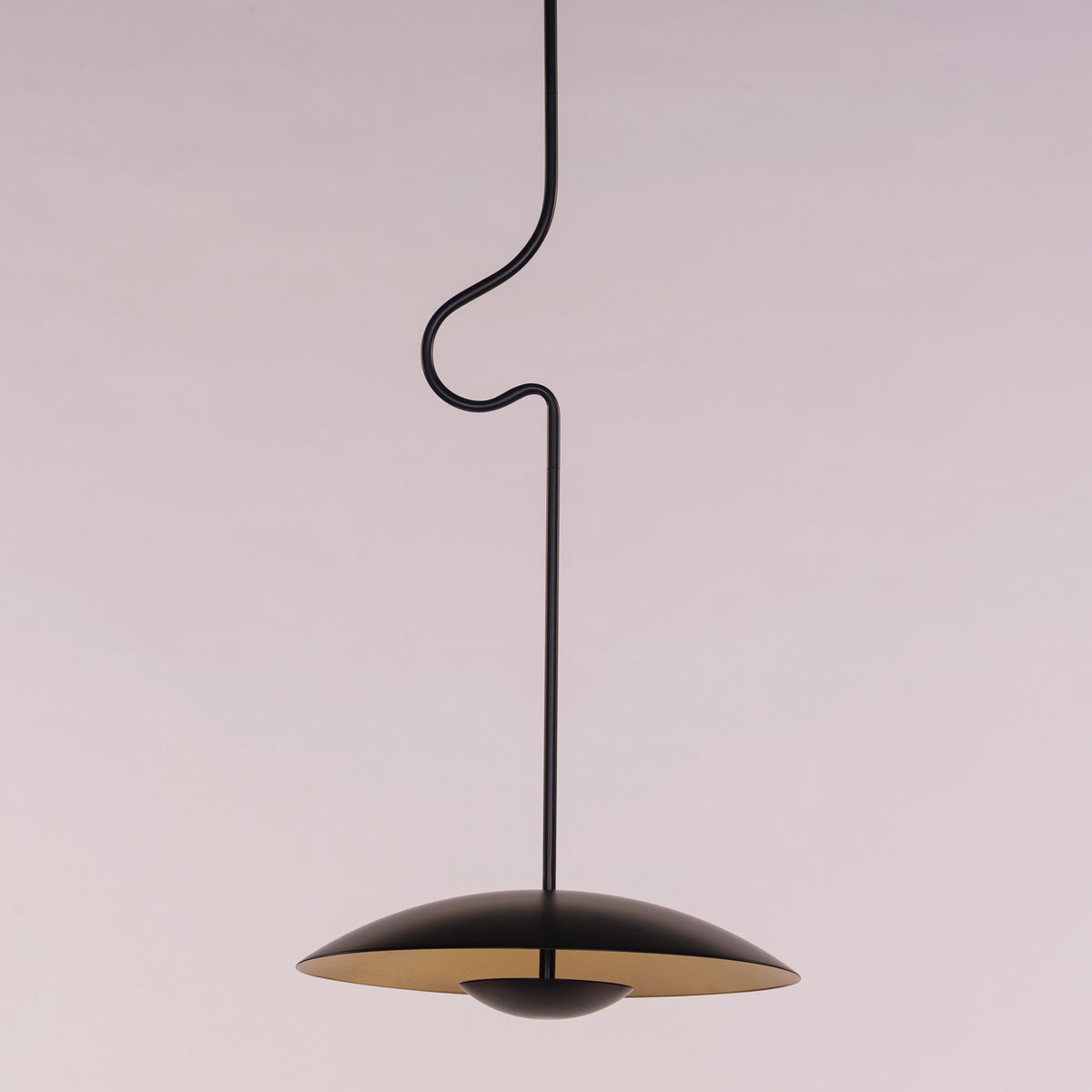 Kickstart (Black, Built-In LED)  Pendant Light