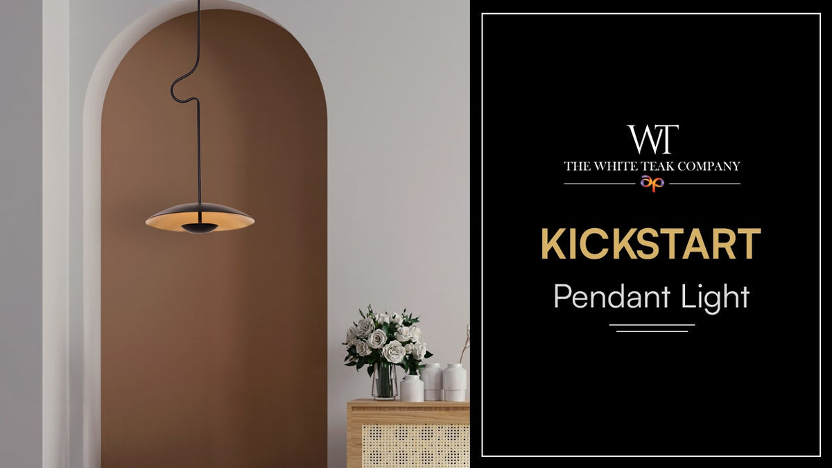Kickstart (Black, Built-In LED)  Pendant Light