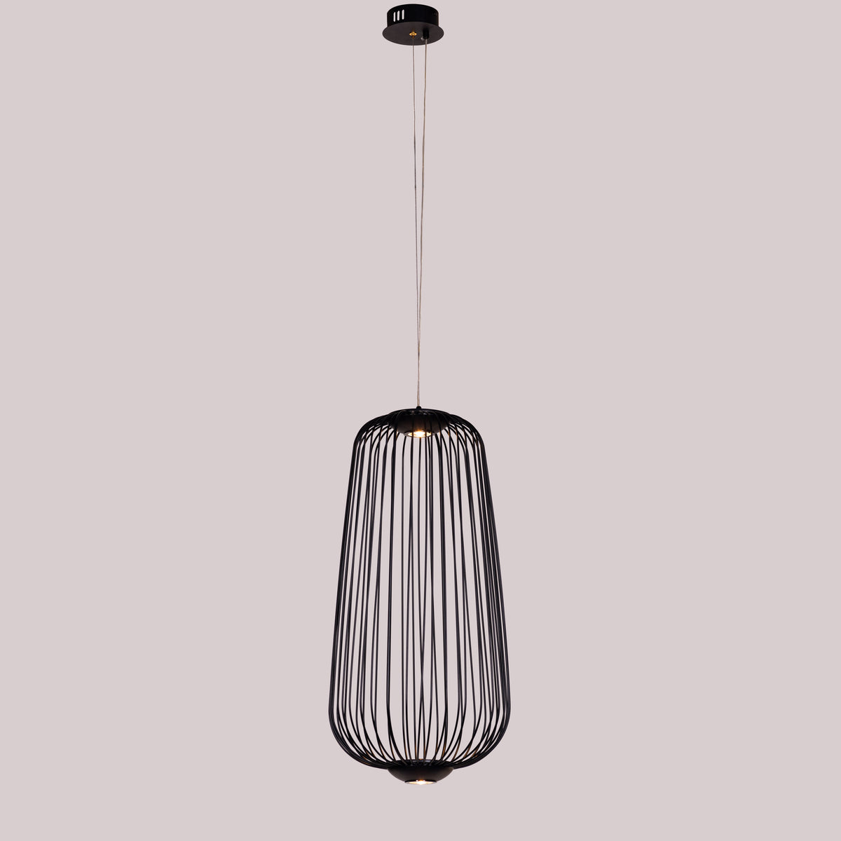 Playback (Black, 3 Color LED) Pendant Light