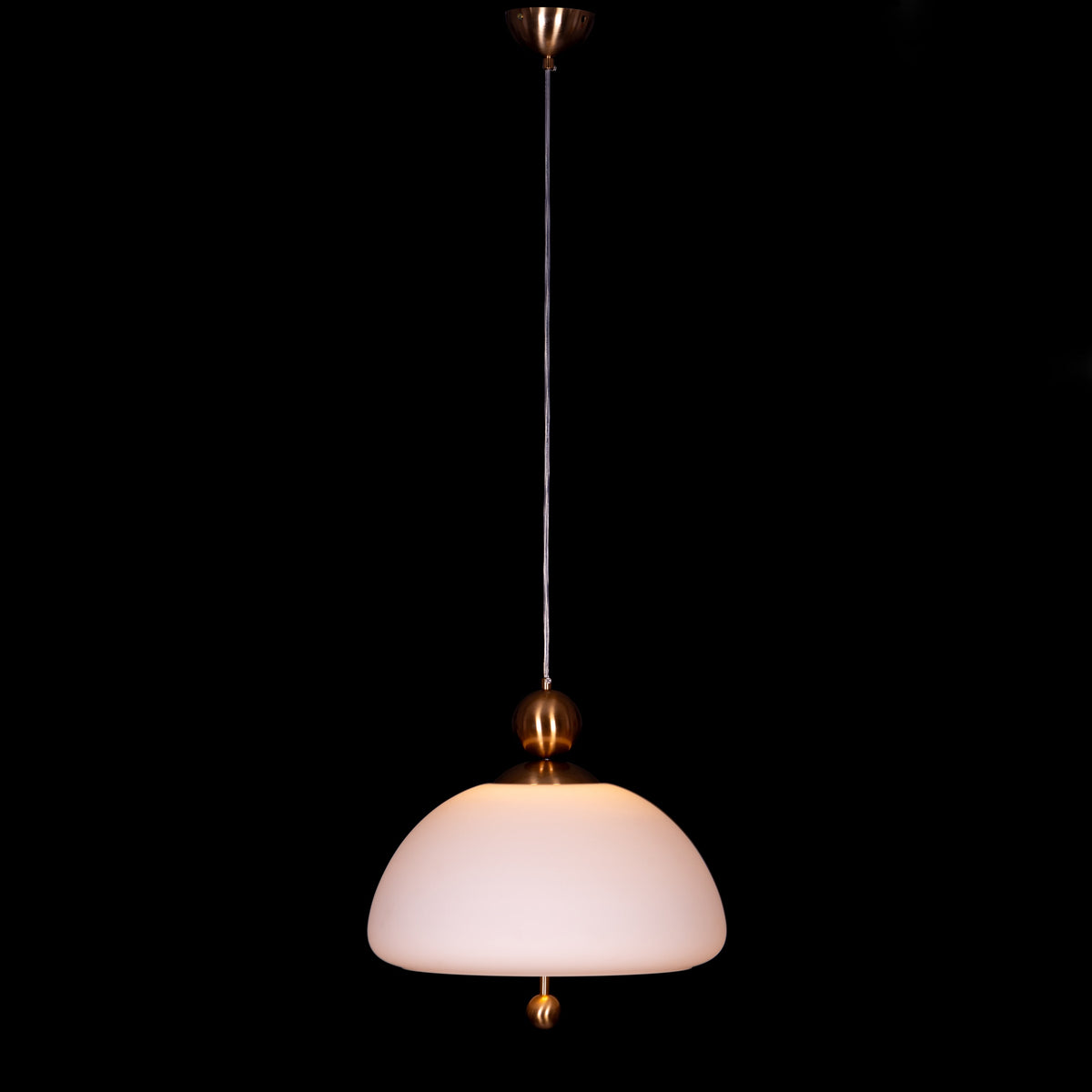 Lots To Hide (Gold) Built-In LED Frosted Glass Pendant Light