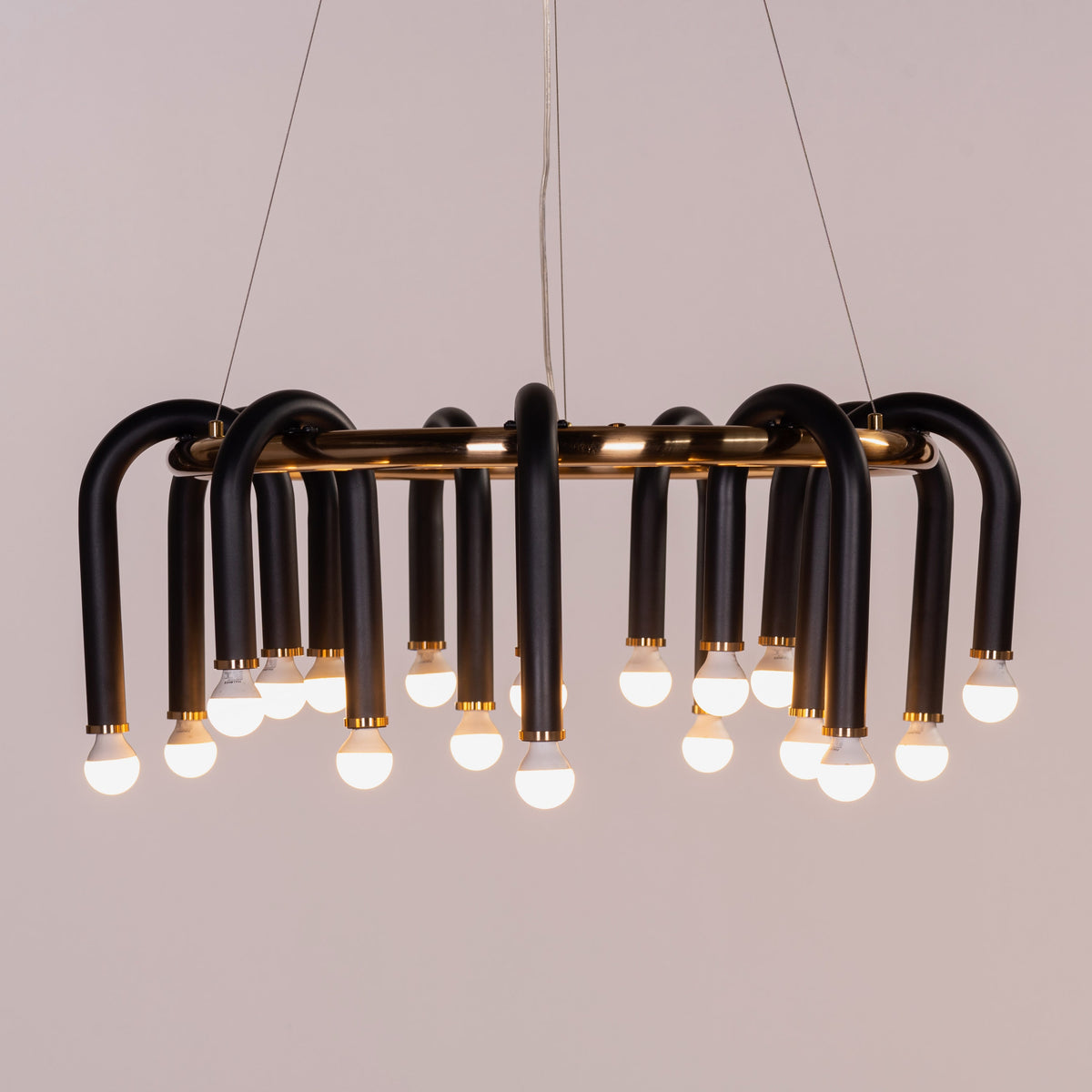 Dance With The Duke (Black, Gold) Chandelier