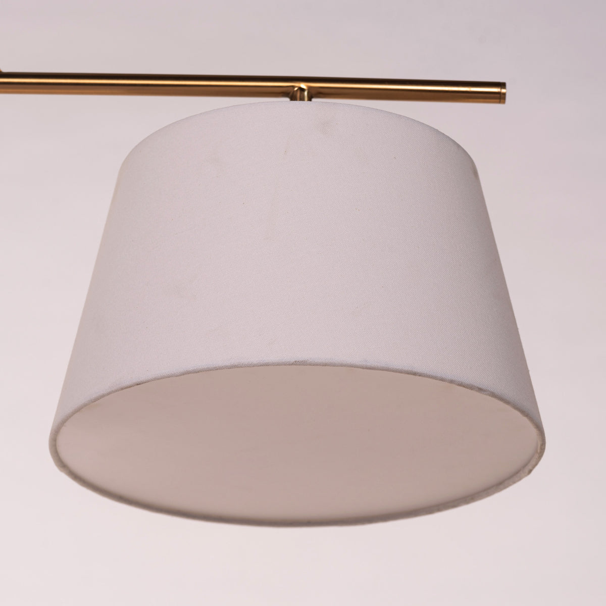 Swiss Bliss (Gold, Off-White) Fabric Chandelier