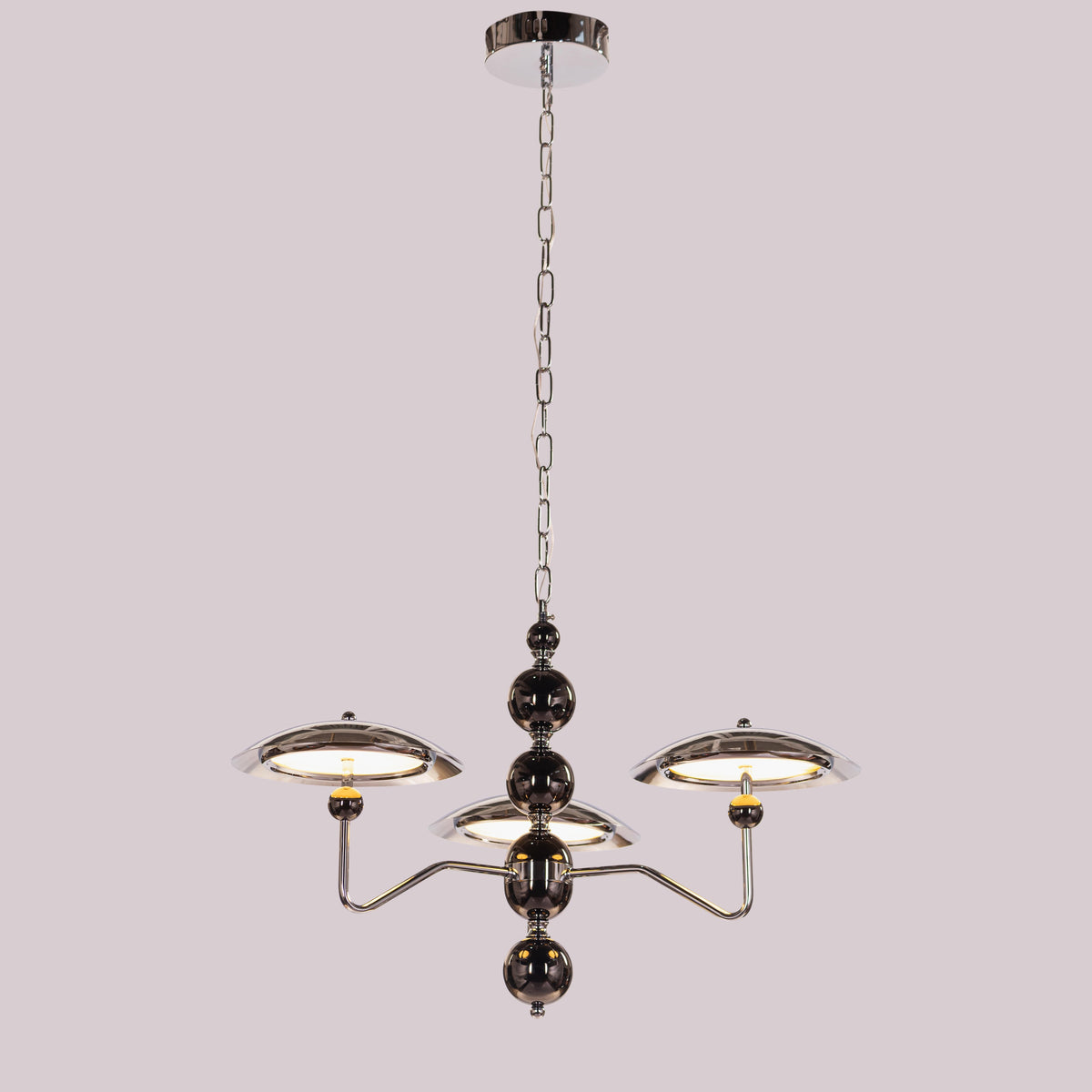 الثريا "كل شيء ممكن" (متوسطة، أسود لؤلؤي/كروم)