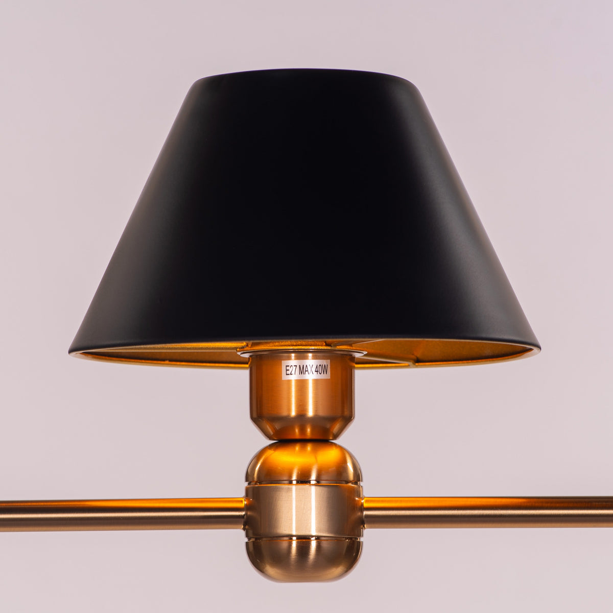 King Is Gone (Gold, Black) Chandelier