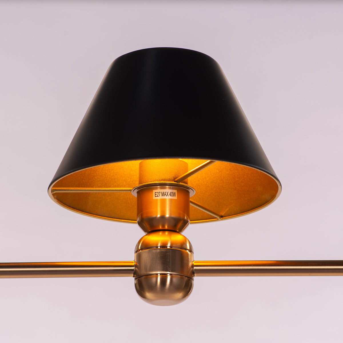 King Is Gone (Gold, Black) Chandelier