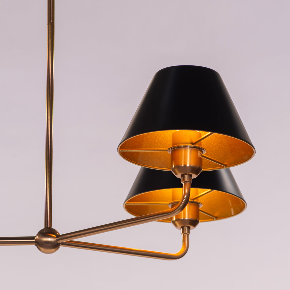 King Is Gone (Gold, Black) Chandelier
