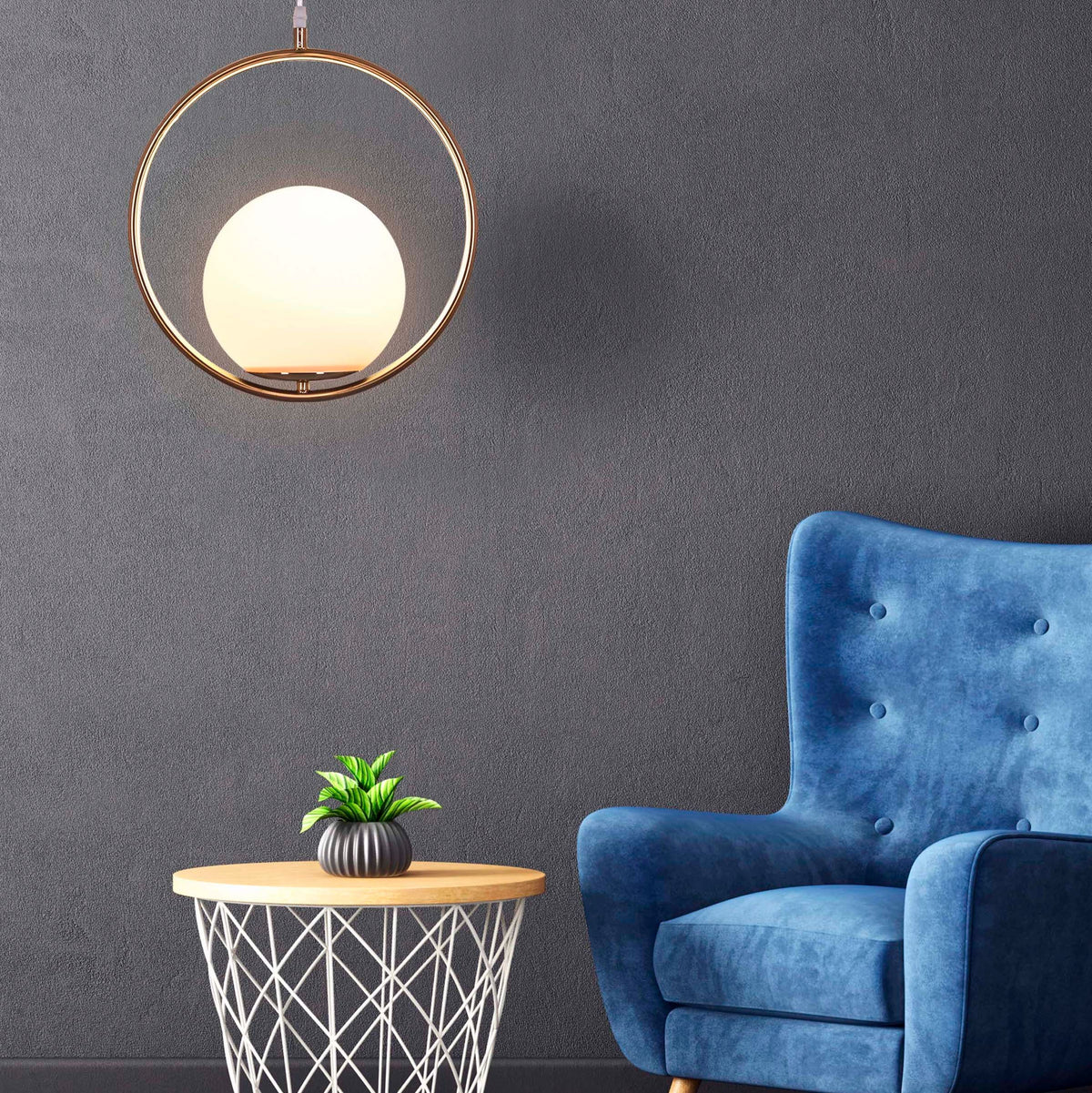 Piece Of Work (Gold) Pendant Light