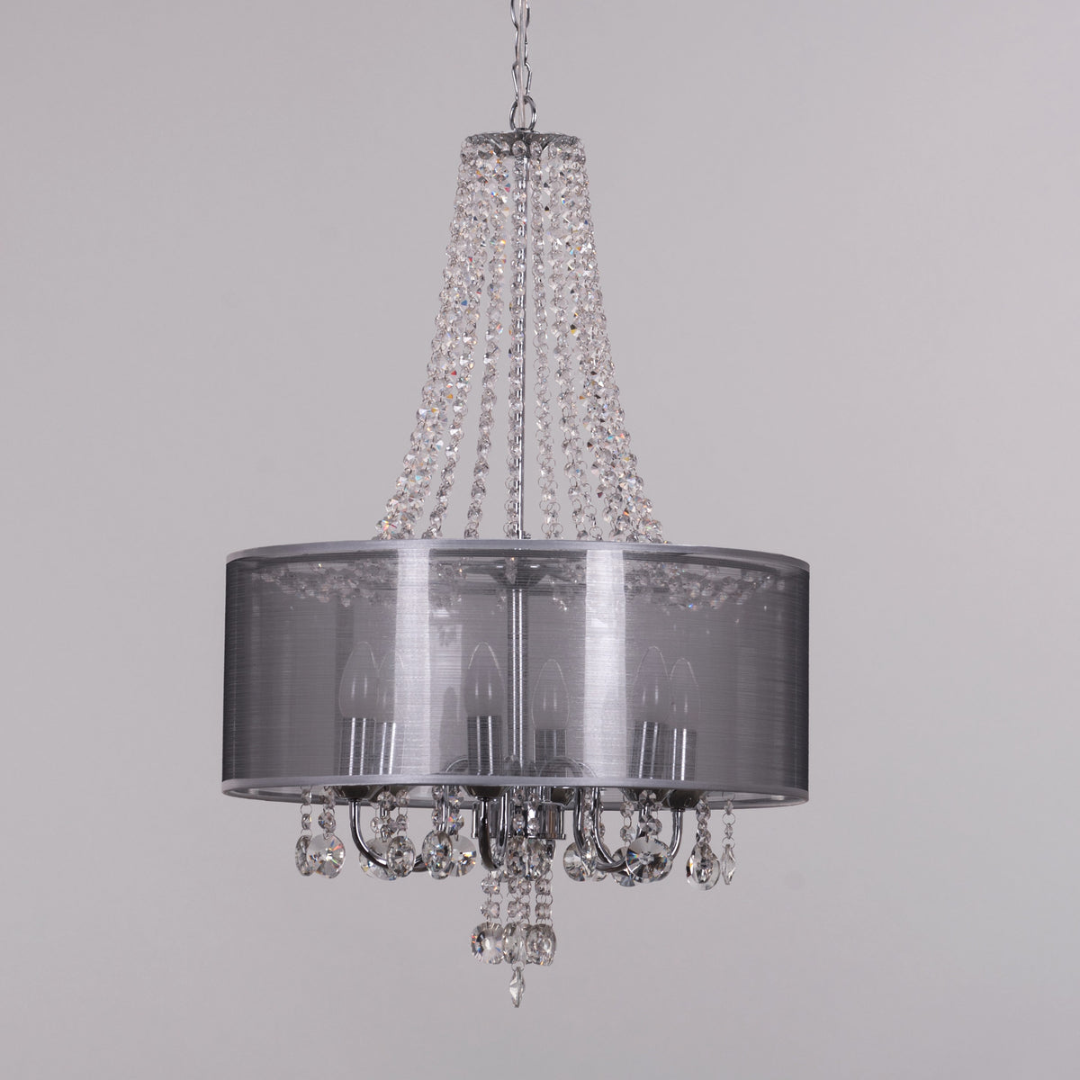 So In Love (Small, Chrome) Crystal Chandelier