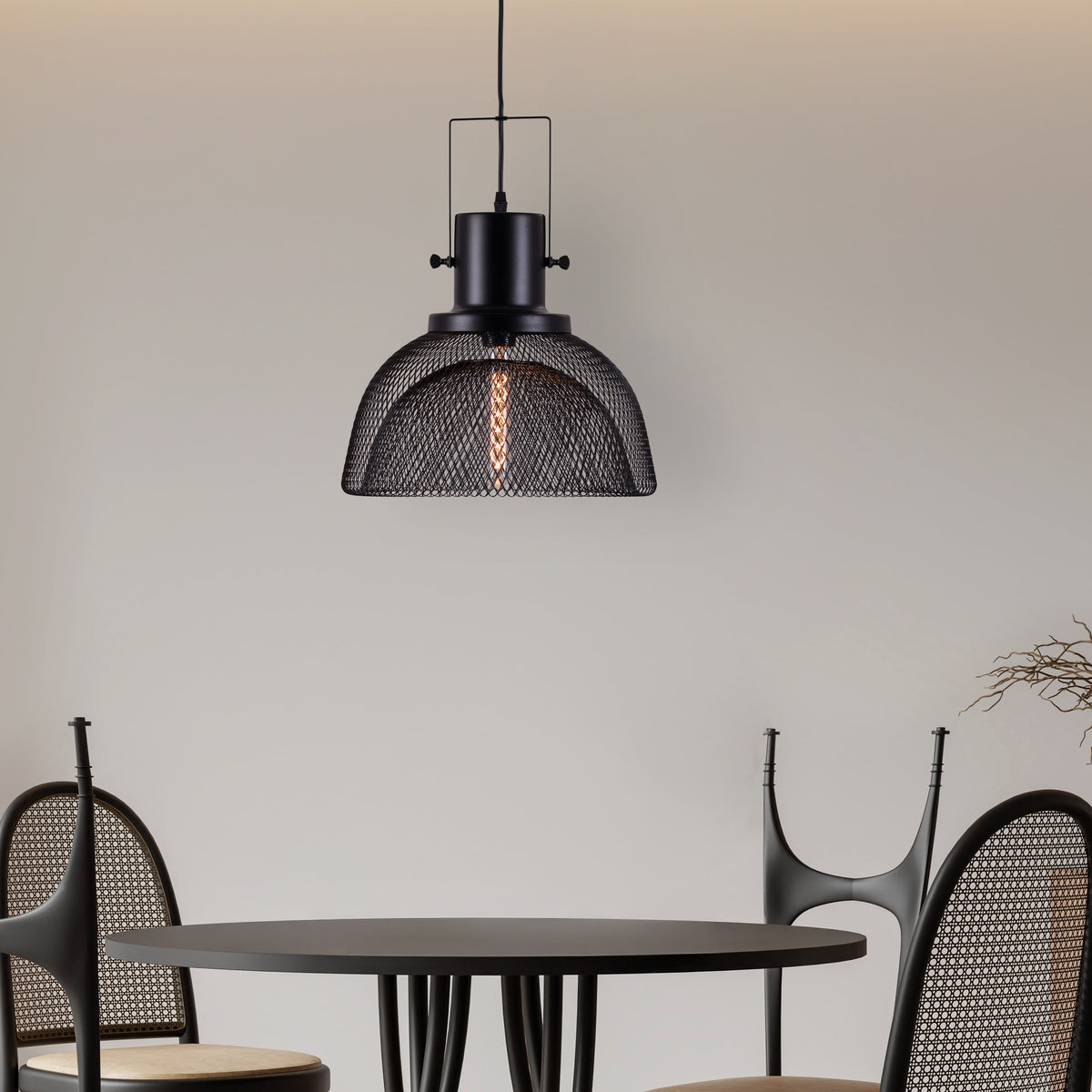 Resort Chic Signature (Black) Pendant Light