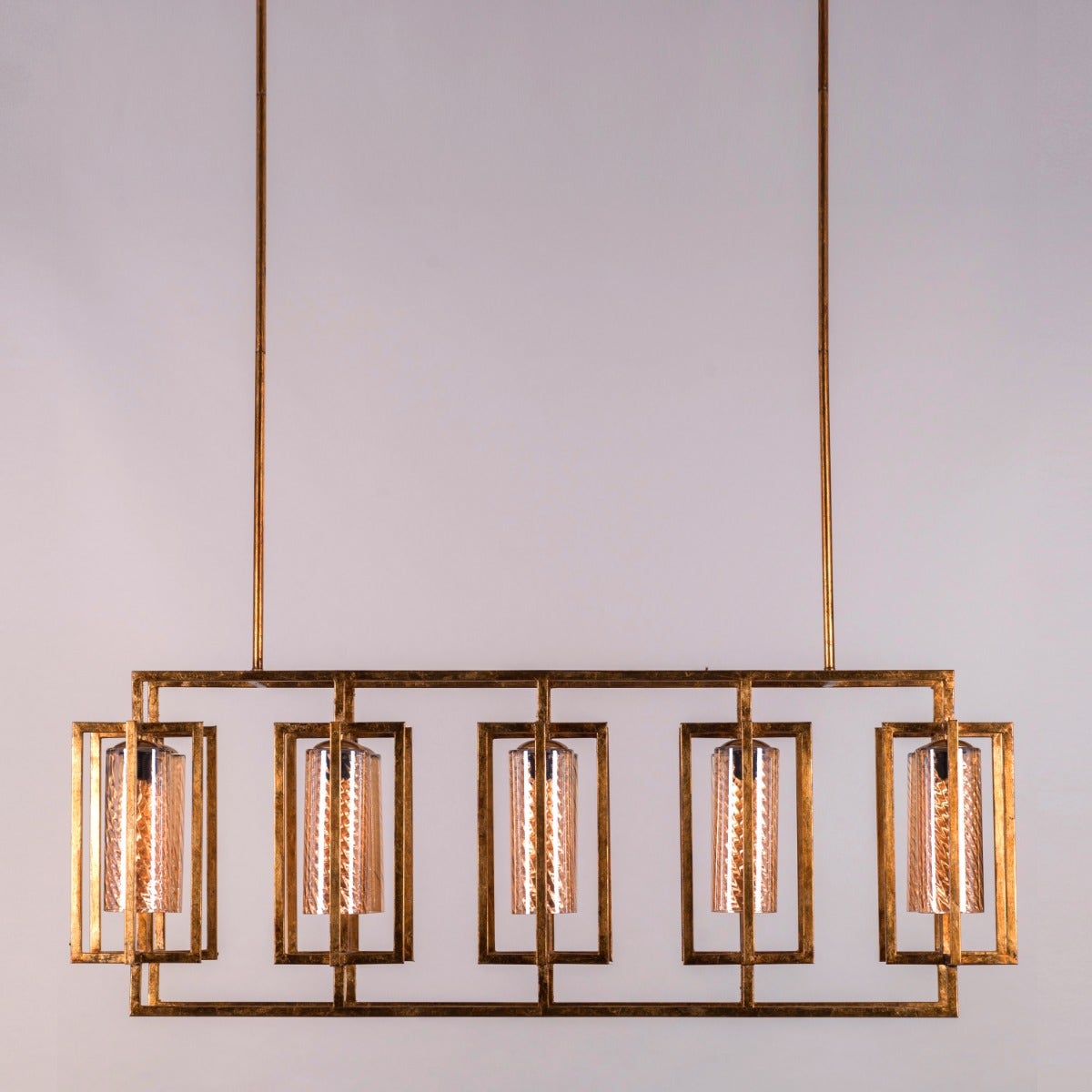 Inseparable Signature (Large, Gold Foil Gilded) Chandelier