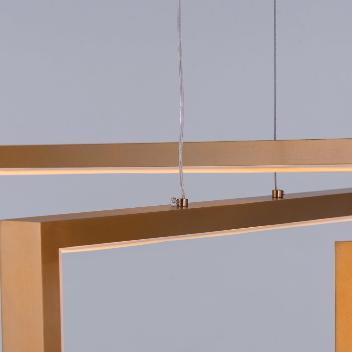 Three Day Weekend (Large, Gold, 3 Color Dimmable LED With Remote Control) Chandelier
