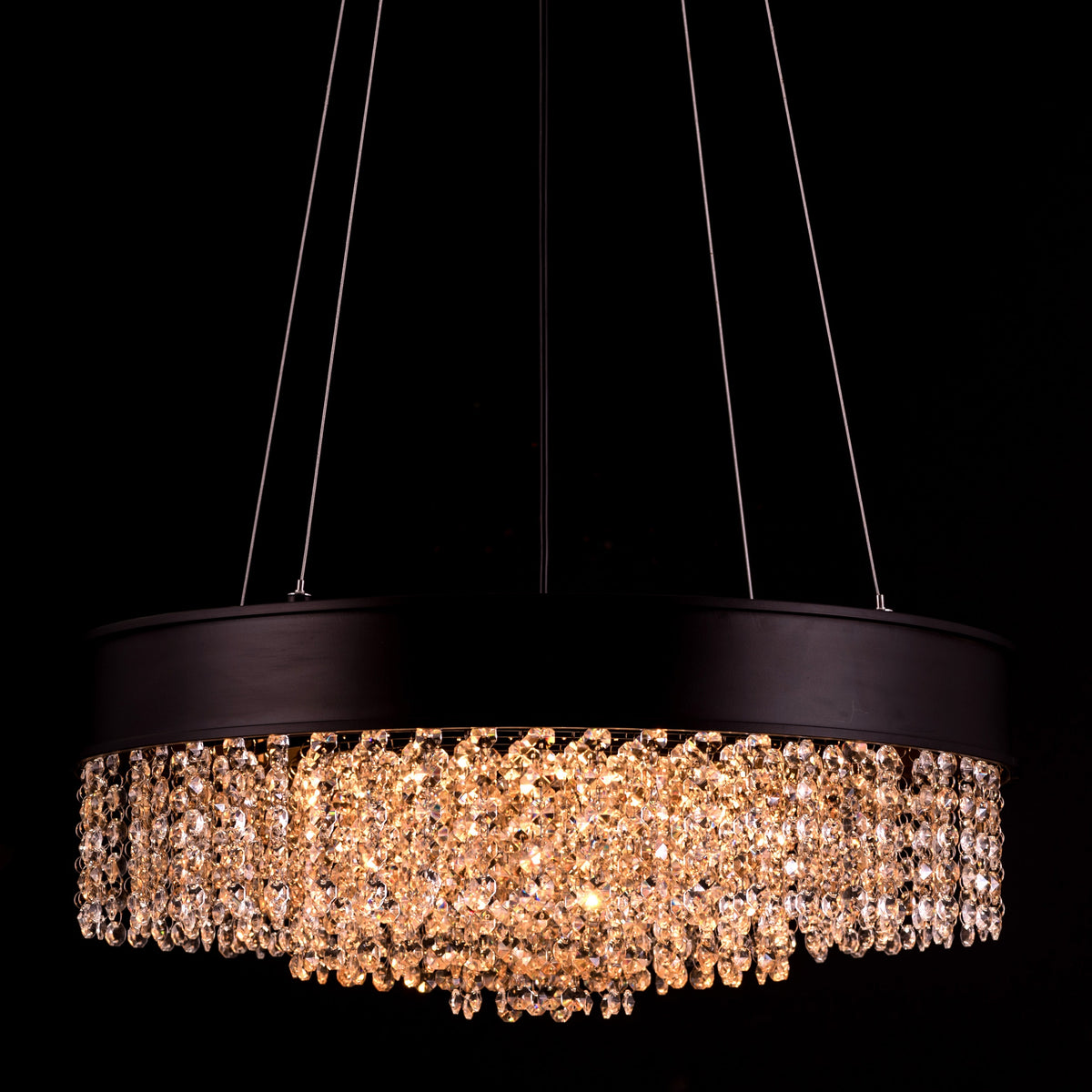 Black Tie (Large) Crystal Chandelier