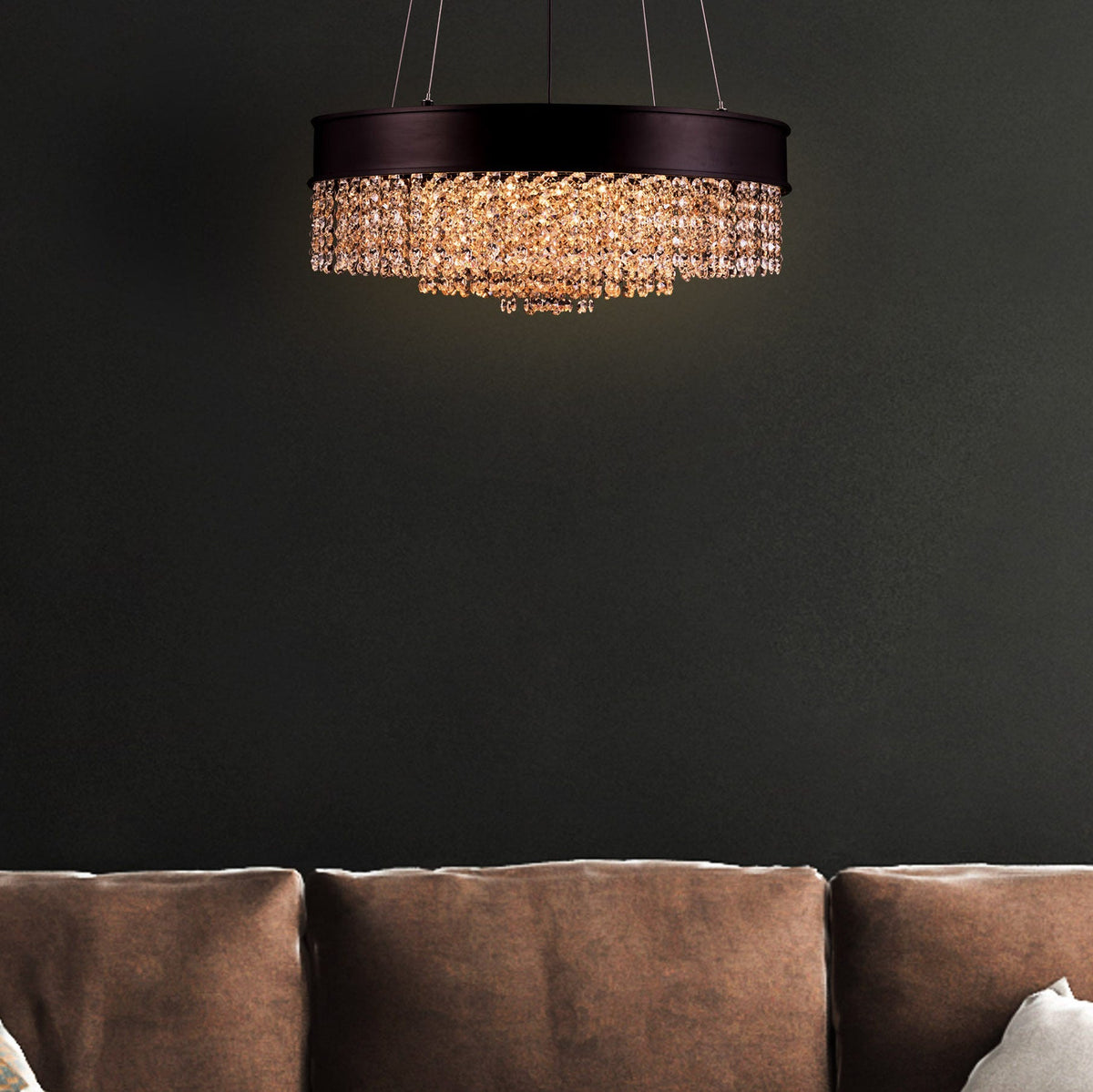 Black Tie (Large) Crystal Chandelier