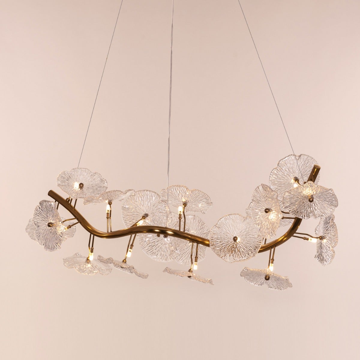 Written In The Stars (Small, Matte Gold) Tree Branch Chandelier