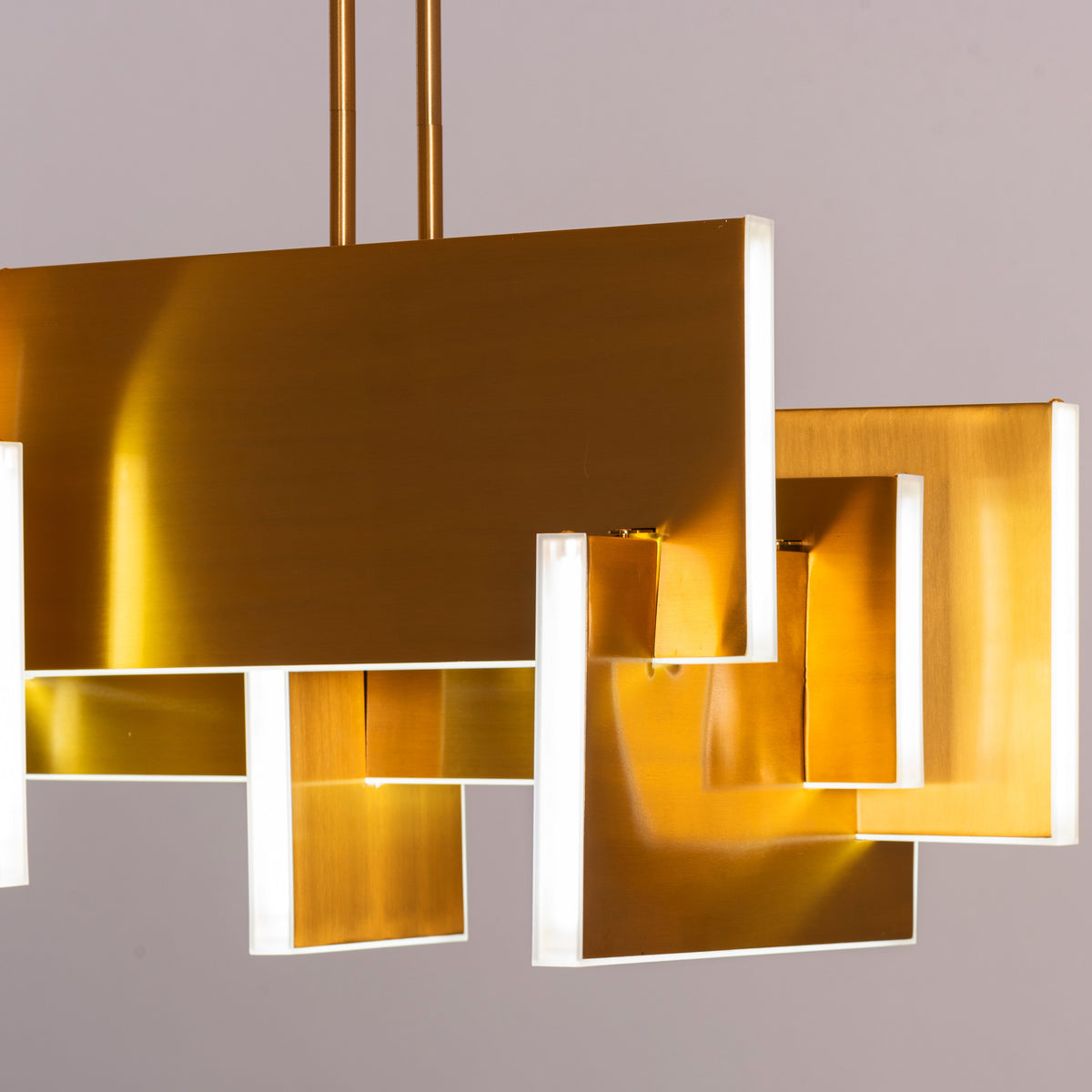 Fires Of Heaven (Medium, Grunge Gold, 3 Color Dimmable LED with Remote Control) Chandelier