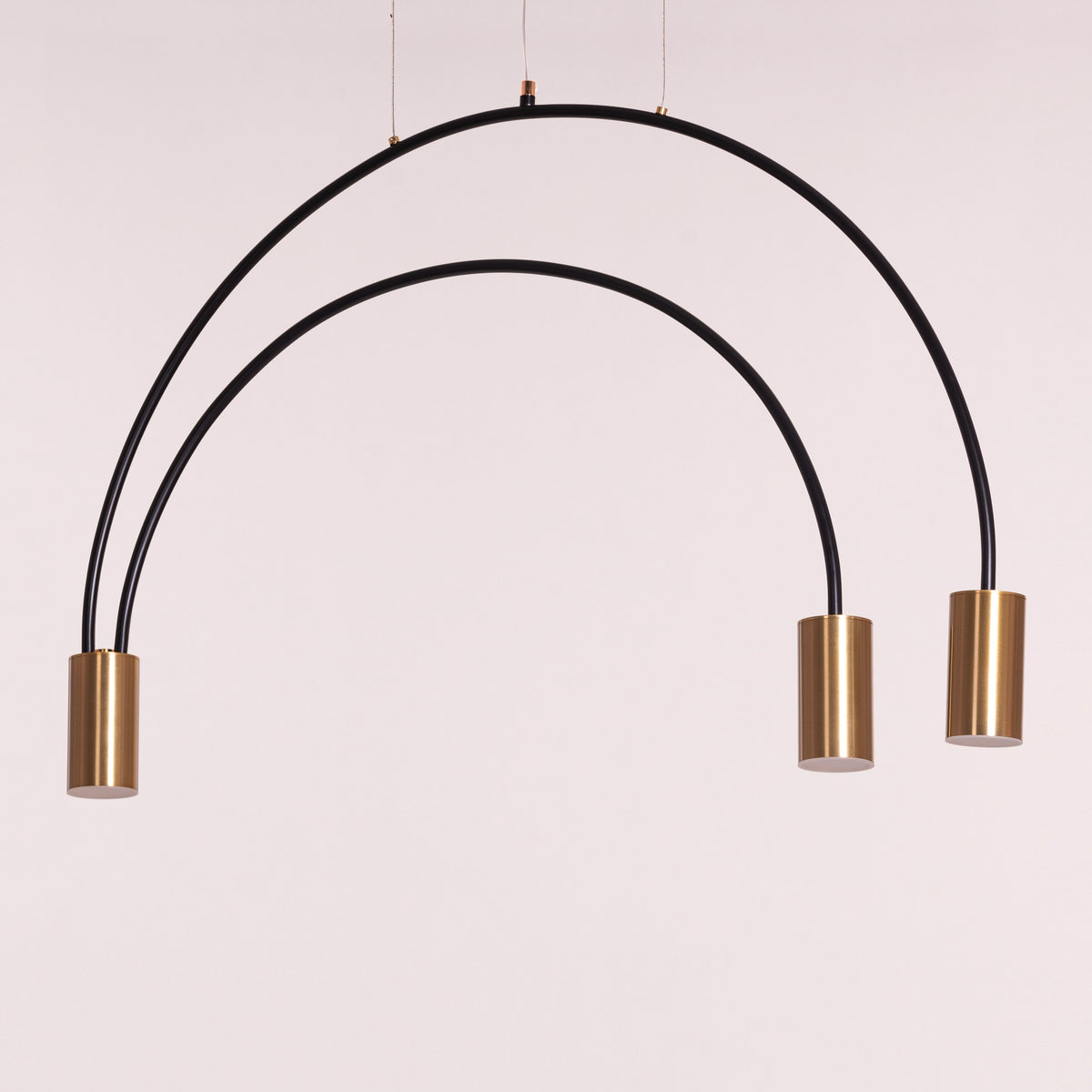 New Season (Black, Gold, Built-In LED) Pendant Light
