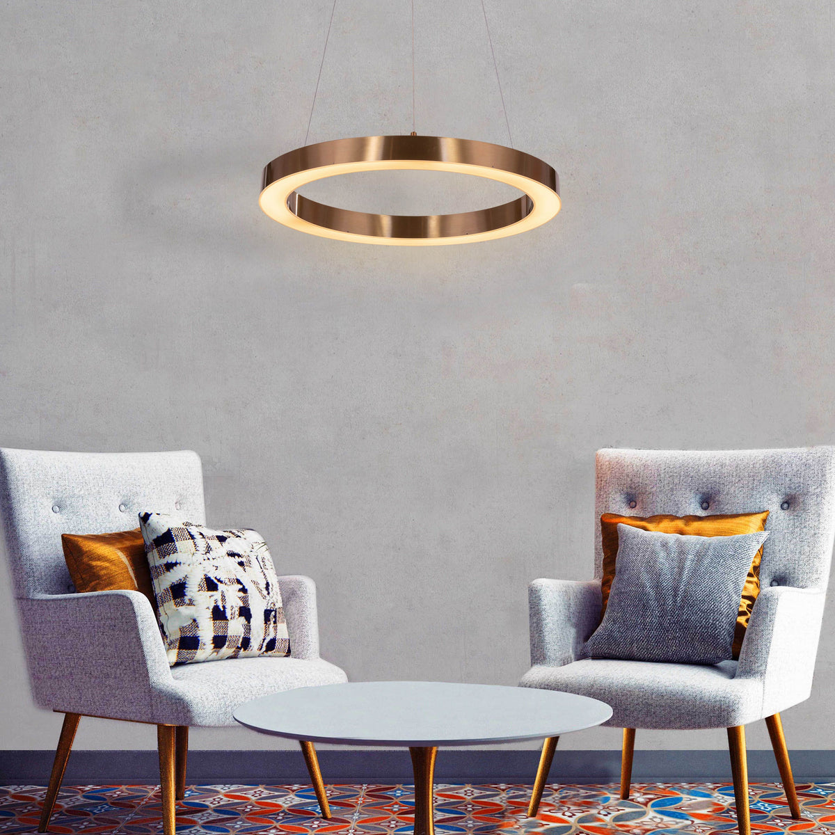 You Do You (Medium, Gold, Dimmable LED with Remote Control) Chandelier